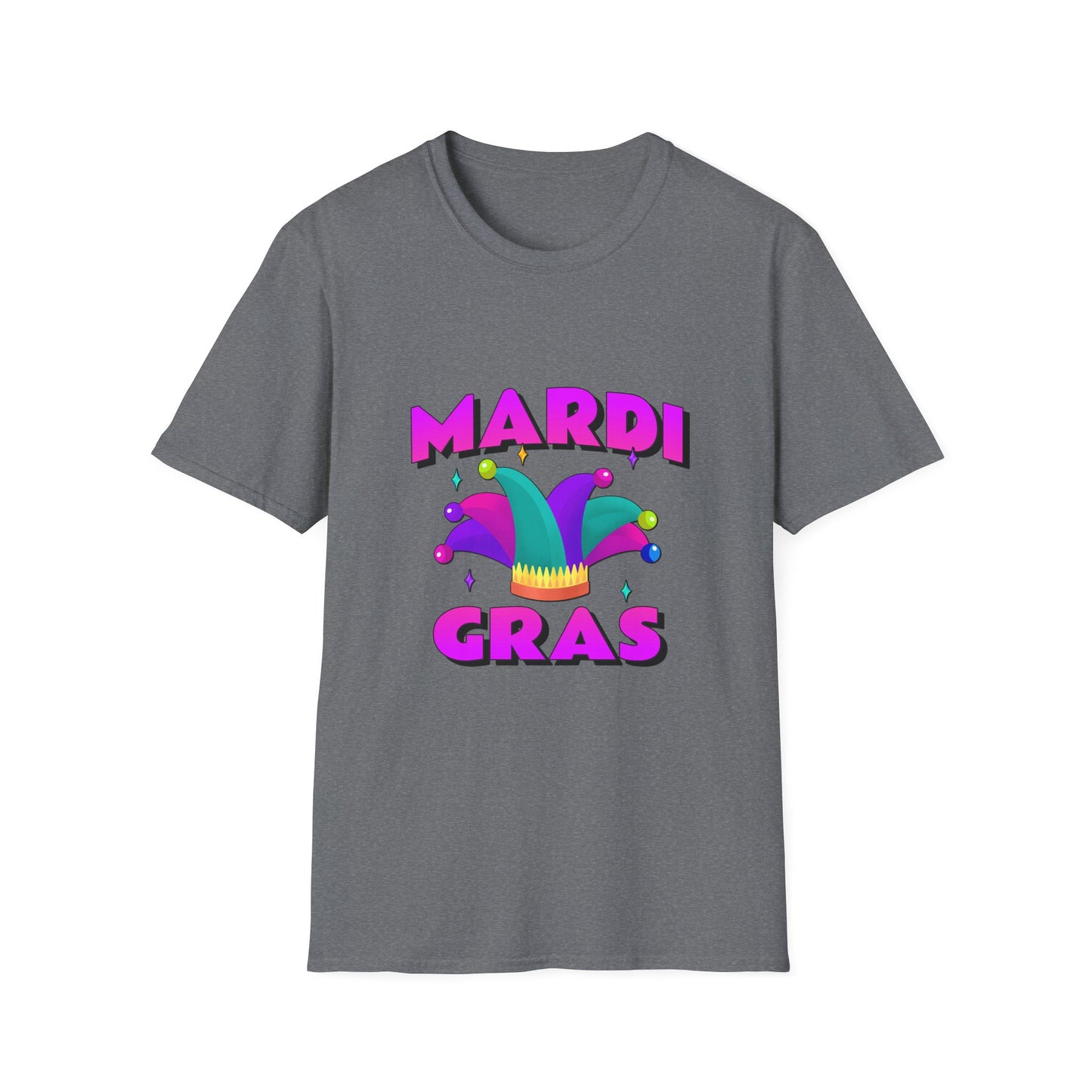 Mardi Gras T-Shirt, Fat Tuesday Tee, Carnival Shirt, Unisex Softstyle Top, Festival Wear