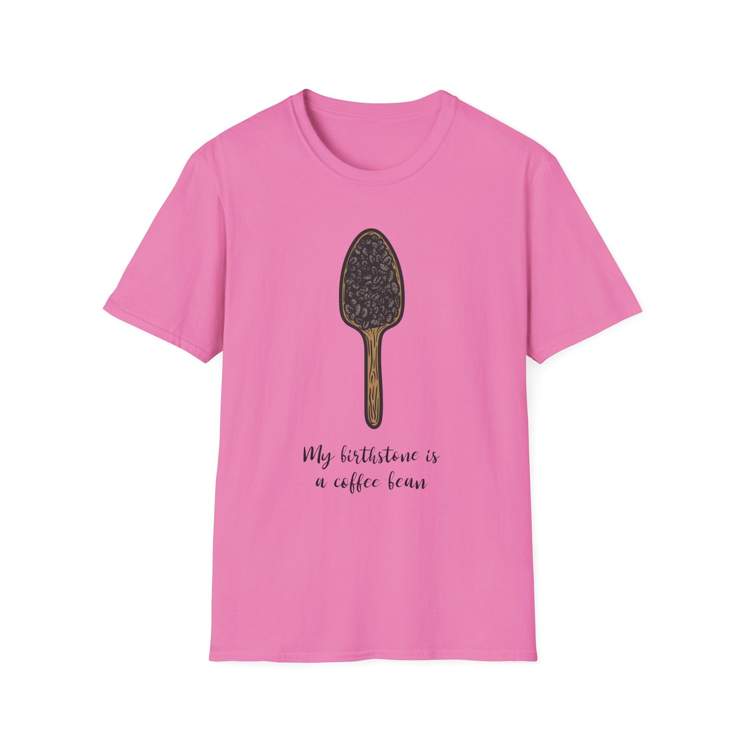 Coffee Bean Birthstone Unisex T-Shirt, Coffee Lover Tee, Funny Coffee Shirt, Gift for Coffee Drinkers, Coffee Obsessed Apparel