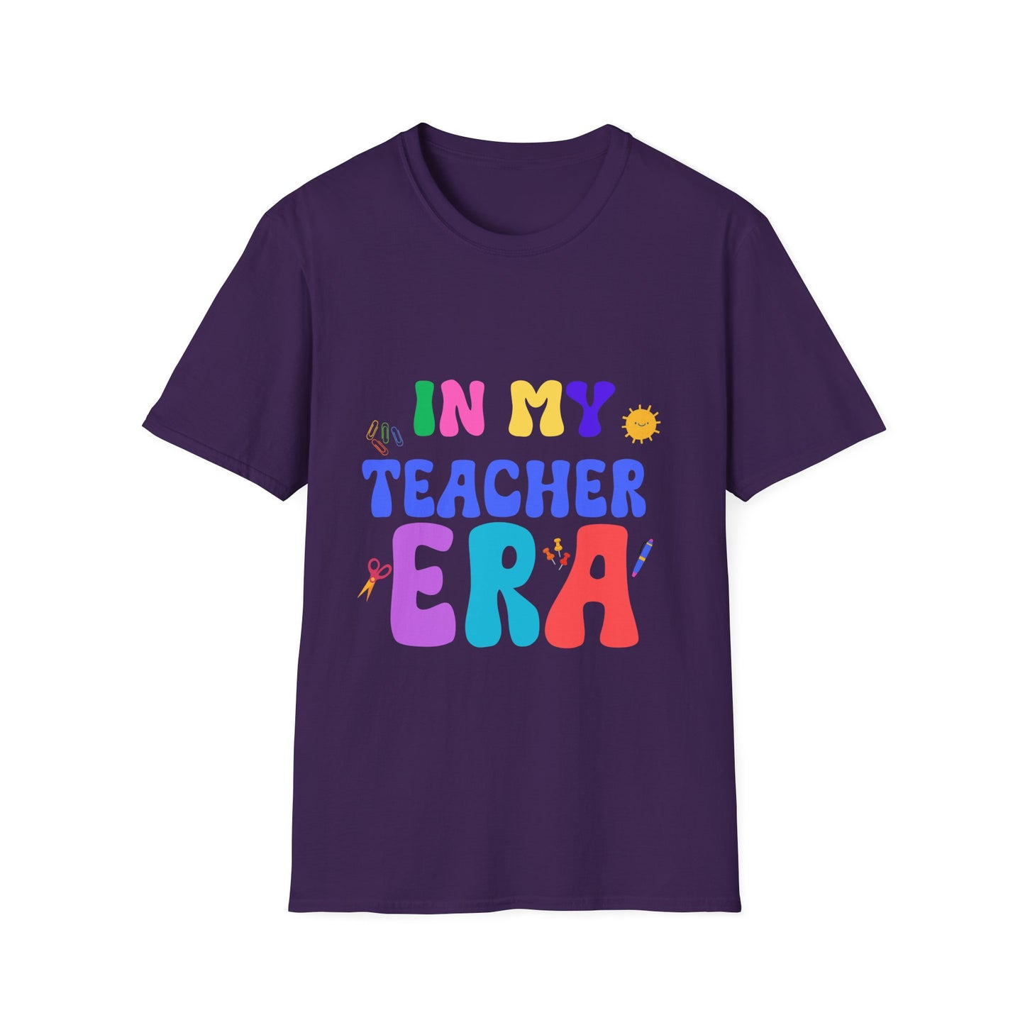 Teacher Era Unisex T-Shirt, School Teacher Gift, Educator Shirt, Retro Teacher Tee, Vintage Teaching Apparel