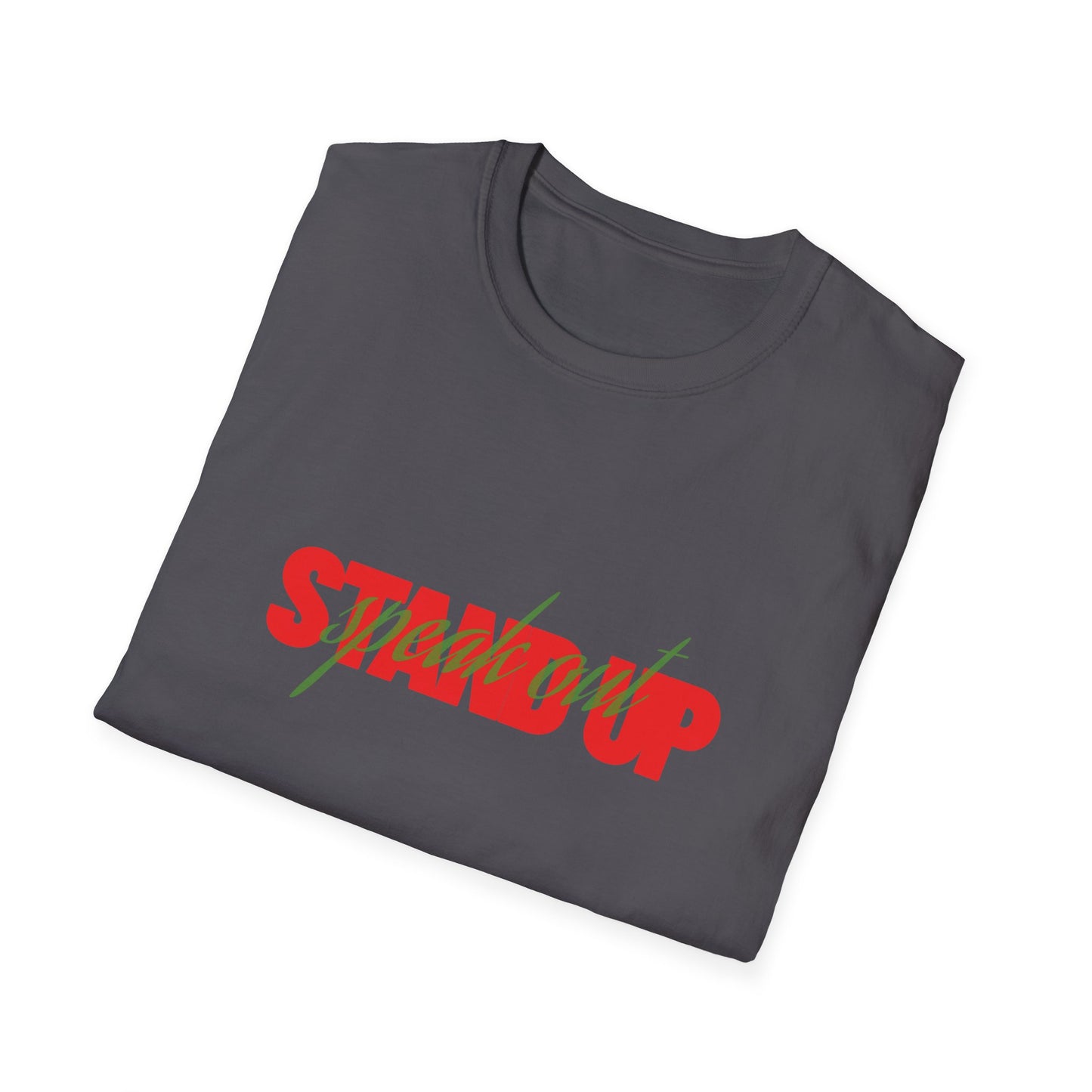 Stand Up, Speak Out, Unisex Softstyle T-Shirt, Civil Rights Movement Shirt, Black Lives Matter Apparel, African American Heritage Tee