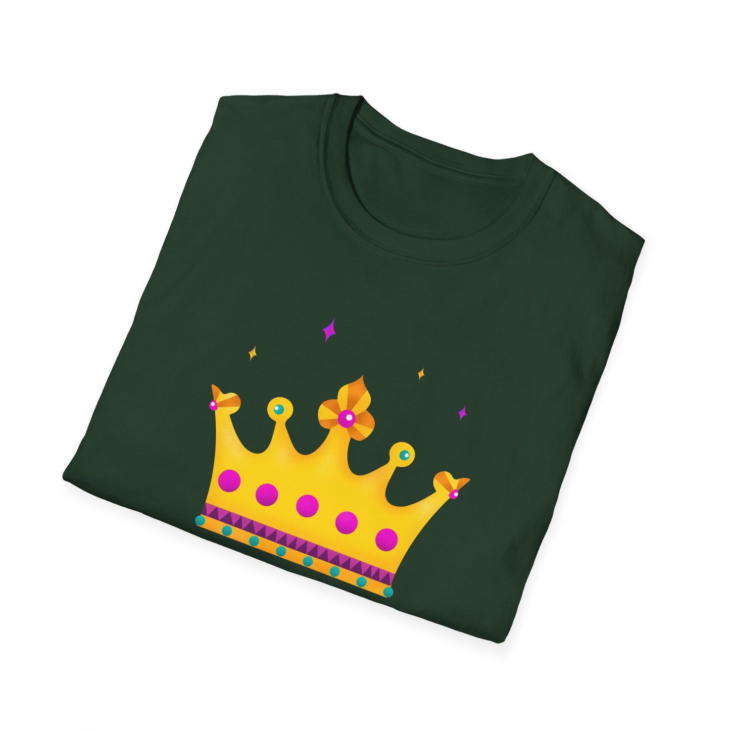 New Orlens Mardi Gras King Unisex Softstyle T-Shirt, Party Shirt, Fat Tuesday shirt