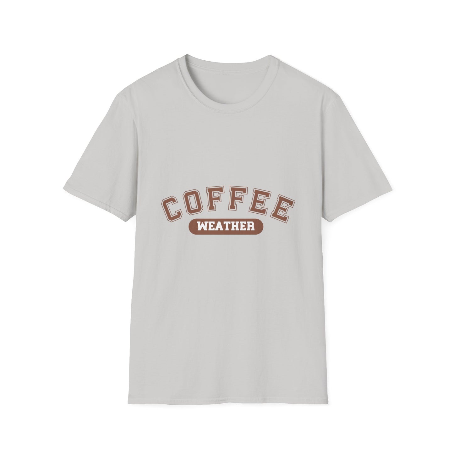 Coffee Weather Unisex T-Shirt, Coffee lover shirt, Cozy Tee, Fall fashion, Gift for coffee drinker, Coffee weather apparel