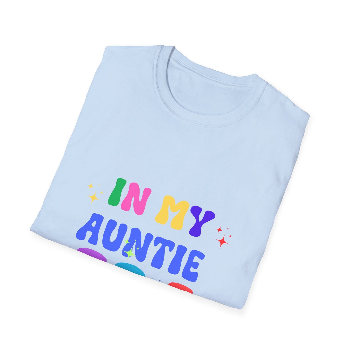 Vintage Auntie Era Unisex Softstyle T-Shirt, Retro Tee for Nostalgic Vibes, Family Reunion Gift, Hipster Shirt, Classic Aunt Apparel, 90s