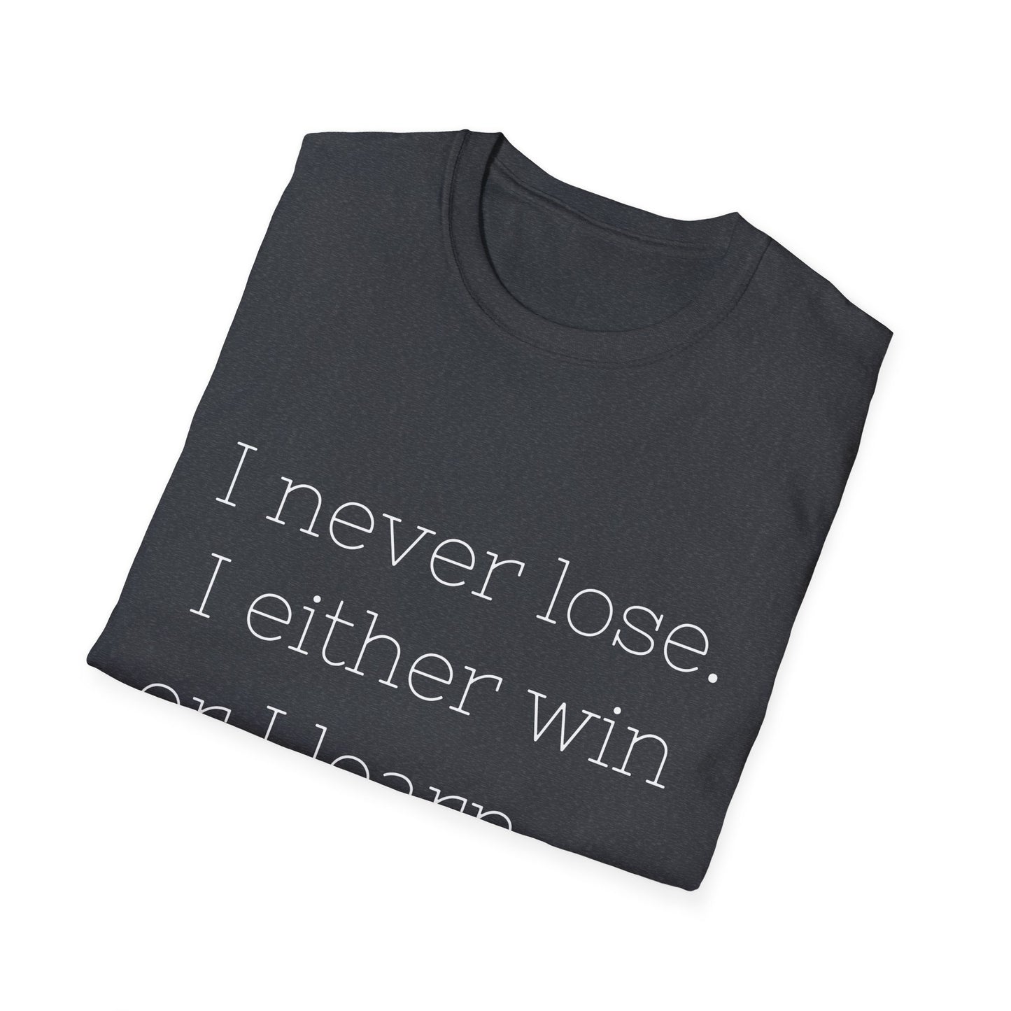 Win or Lose Nelson Mandela Quote T-Shirt, Unisex Tee, Inspirational Shirt, Motivational Top, Positive Vibes Clothing