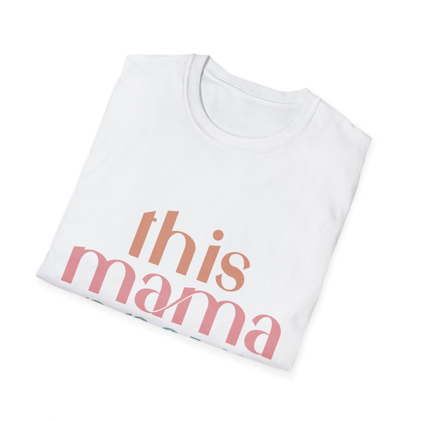 Praying Mama Unisex Softstyle T-Shirt, Mother's Day Gift, Christian Tee, Religious Shirt, Mom Prayer Apparel