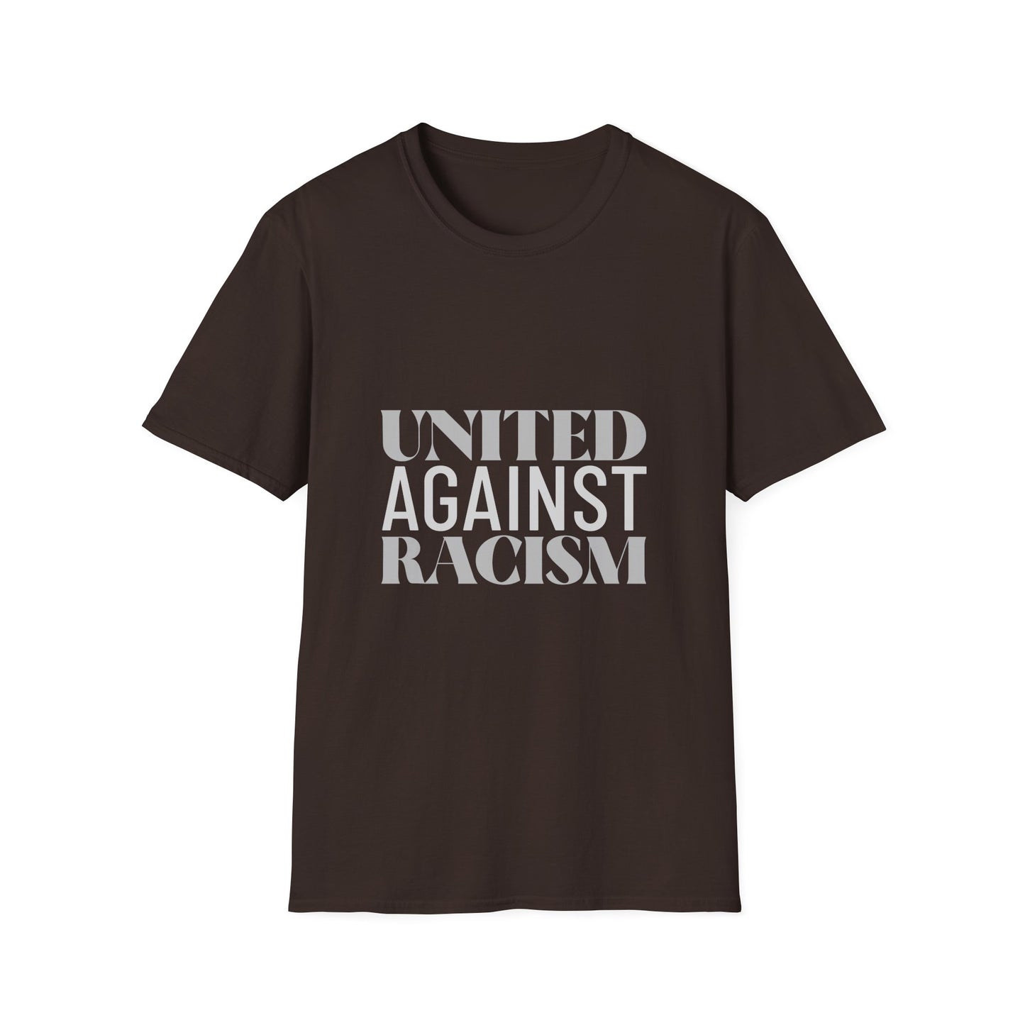 United Against Racism, Unisex Softstyle T-Shirt, African American Heritage Tee, Civil Rights Movement Shirt, Black Lives Matter Apparel,