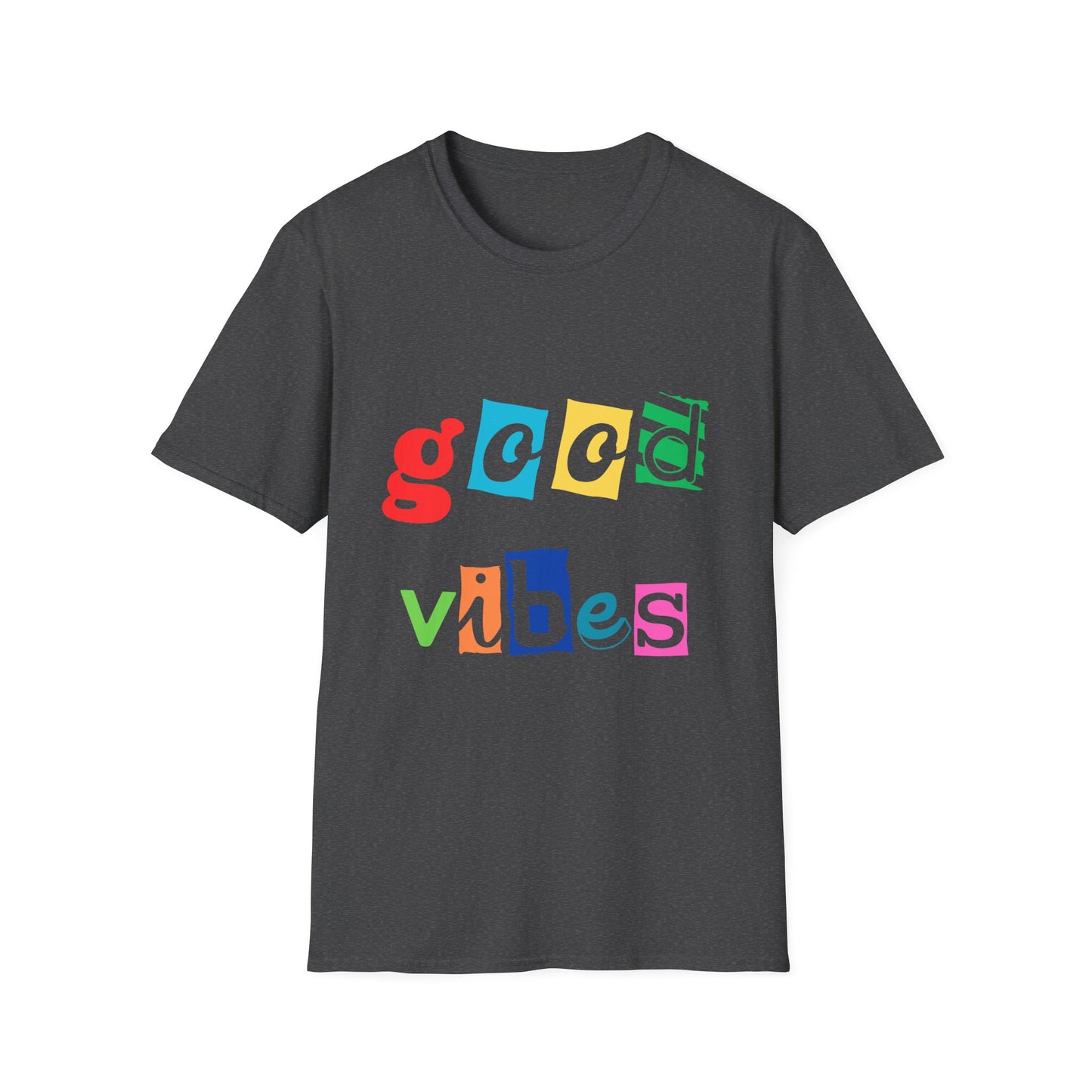 Good Vibes Unisex T-Shirt - Positive Energy Graphic Tee, Inspirational Shirt, Happy vibes Clothing, Mindful Tshirt, Feel Good Apparel