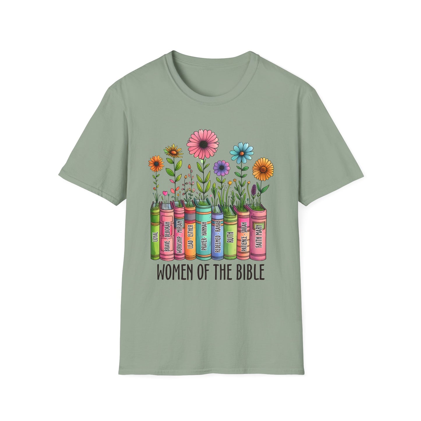 Women of the Bible Unisex Softstyle T-Shirt, Religious Christian Tee, Biblical Clothing, Faith Shirt, Inspirational Top