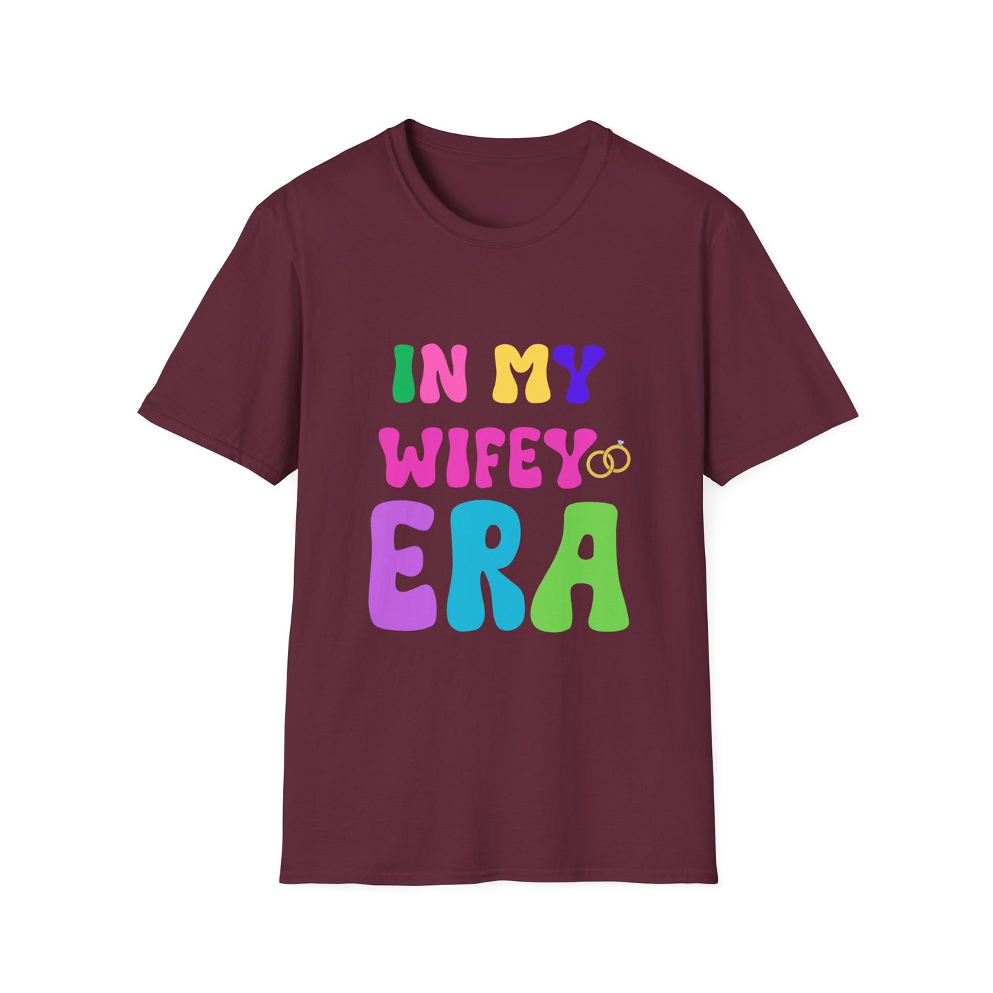 Wifey Era T-Shirt, Husband Gift, Wife Gift, Unisex Tee, Softstyle Shirt, Couple Shirt