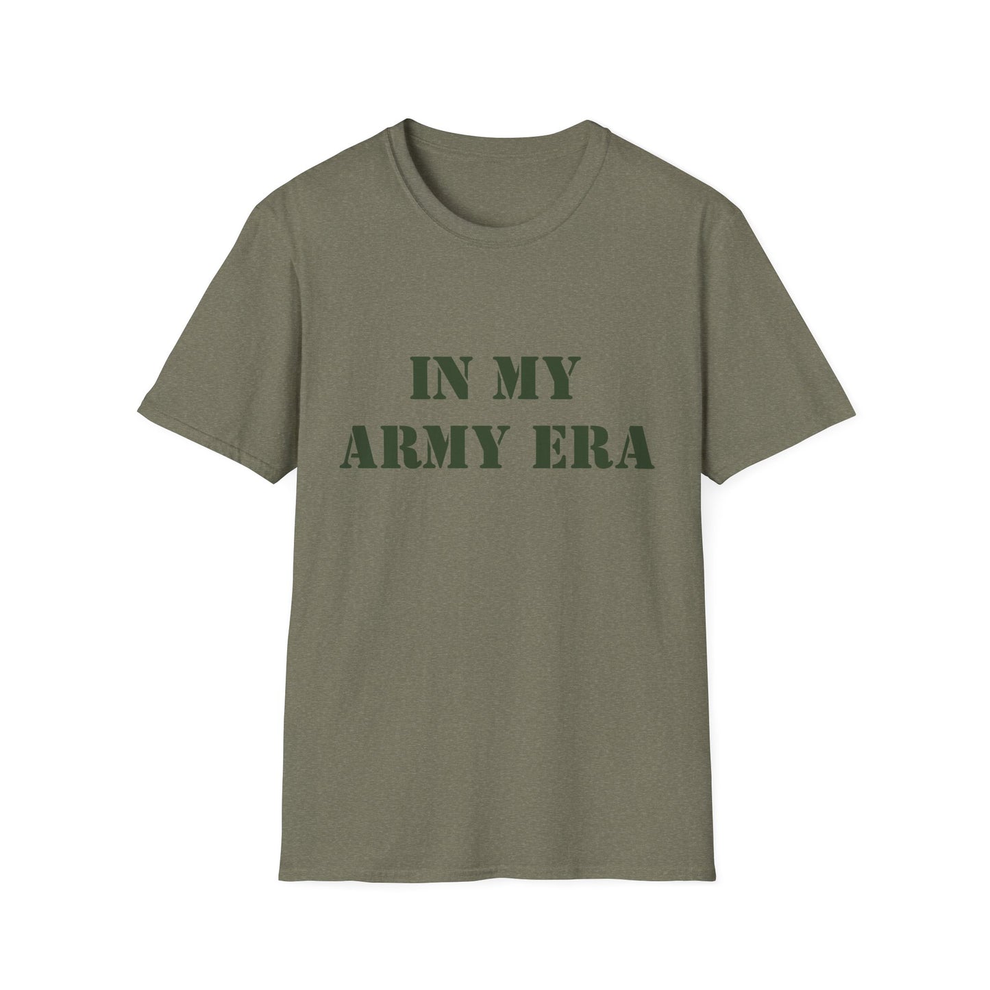 Vintage Military Unisex T-Shirt, Army Era Tee, Military Style Shirt, Camouflage Graphic Tee, Army Green Shirt
