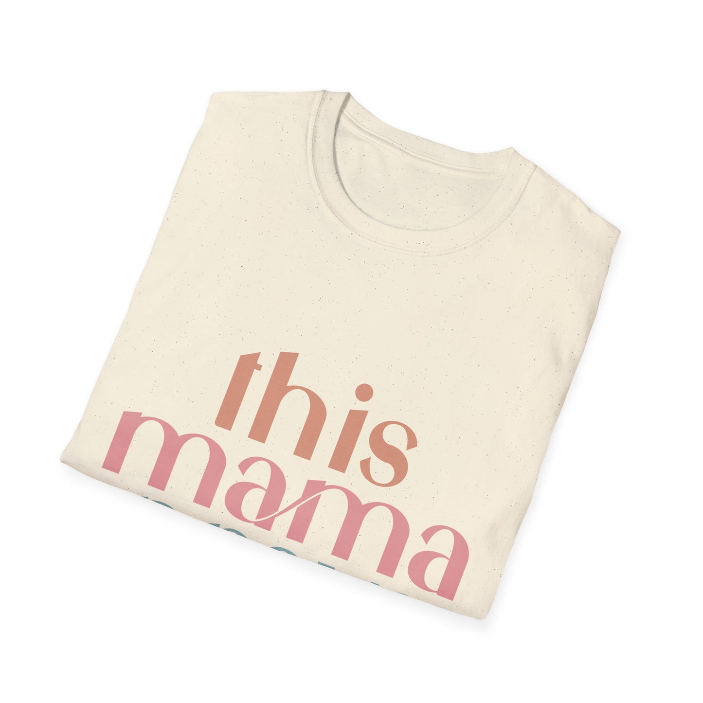 Praying Mama Unisex Softstyle T-Shirt, Mother's Day Gift, Christian Tee, Religious Shirt, Mom Prayer Apparel