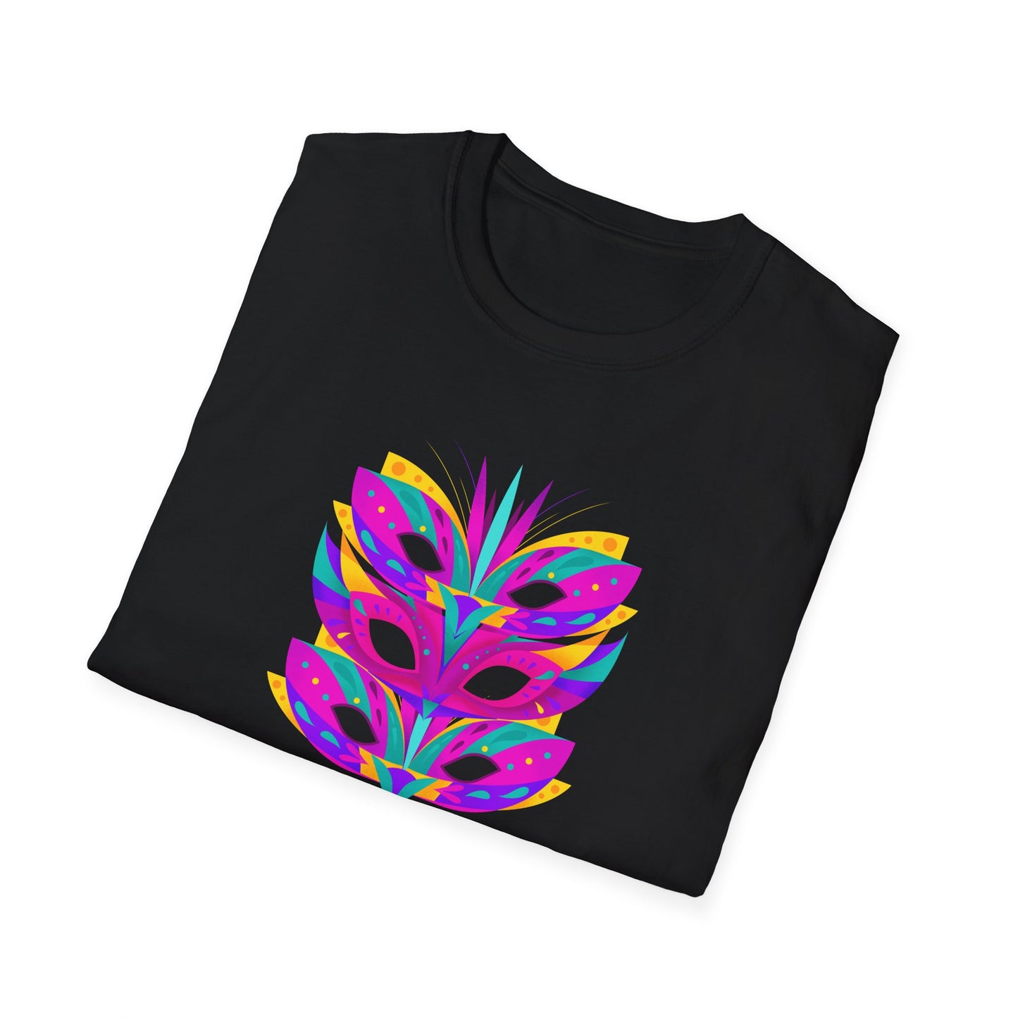 Mardi Gras is my Biggest Favorite Mistake Unisex Softstyle T-Shirt, Party SHirt, Fat Tuesday tee