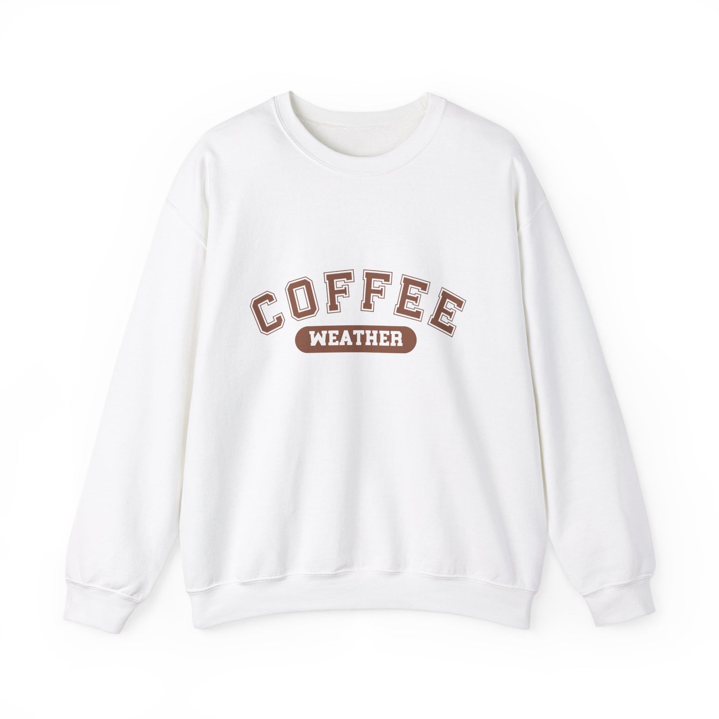 Coffee Weather Sweatshirt, Cozy Winter Jumper, Warm Fall Pullover, Gift for Coffee Lovers, Hygge Clothing, Comfy Sweater