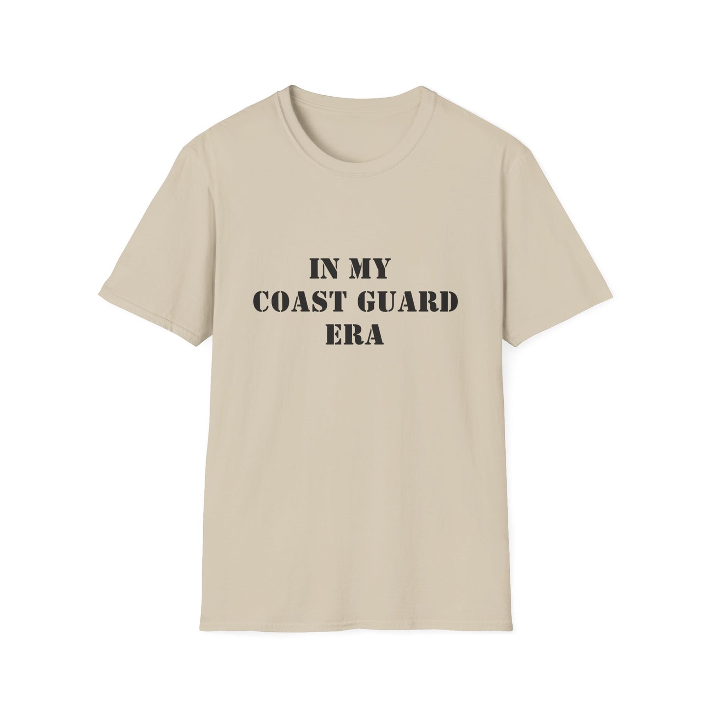 Coast Guard Era Unisex Softstyle T-Shirt, Nautical Tee, Ocean Lover Gift, Graphic Tee, Naval Theme Top