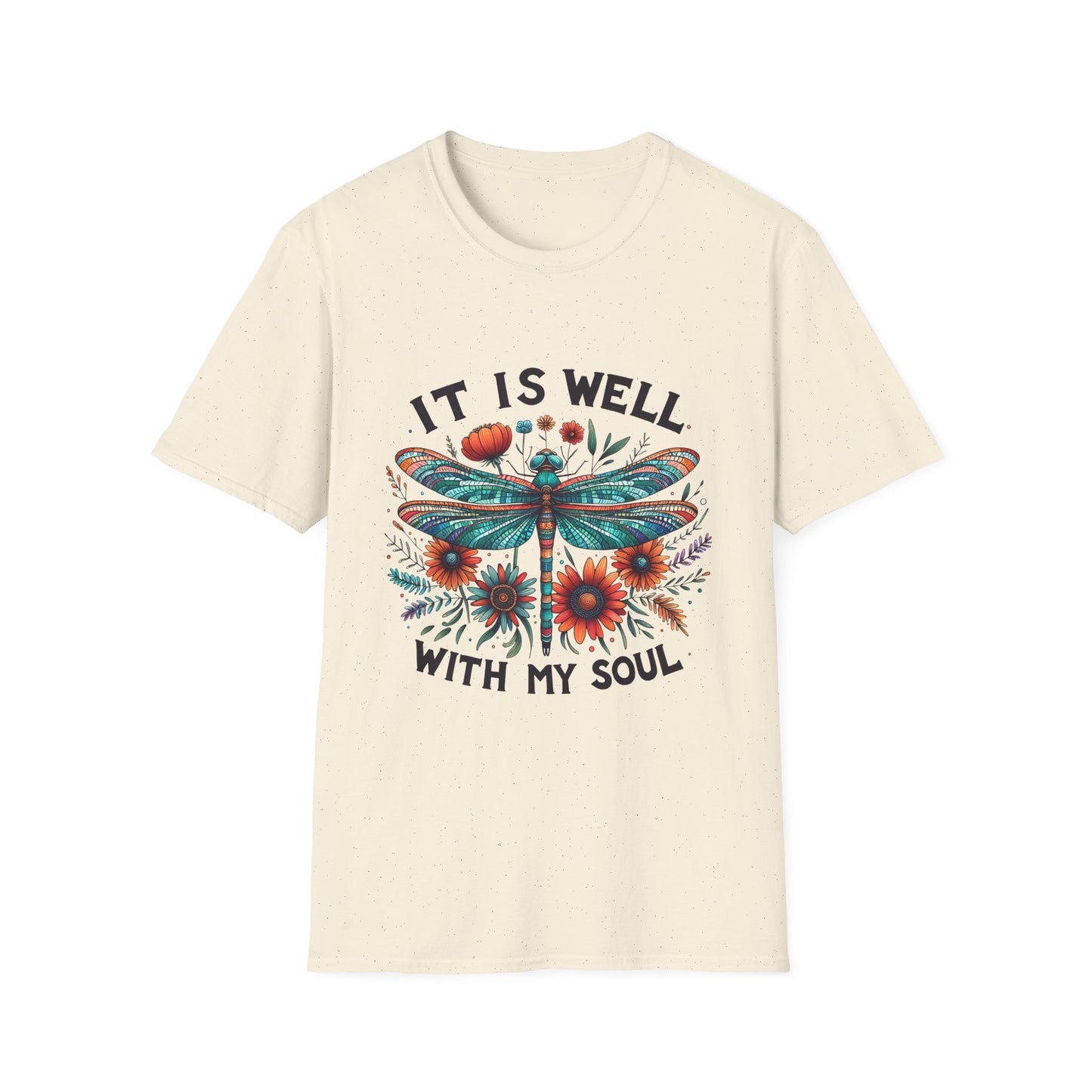 Faithful Soul Unisex Softstyle T-Shirt, Christian Graphic Tee, Inspirational Quote Shirt, Religious Gift, Comfort Fit Top