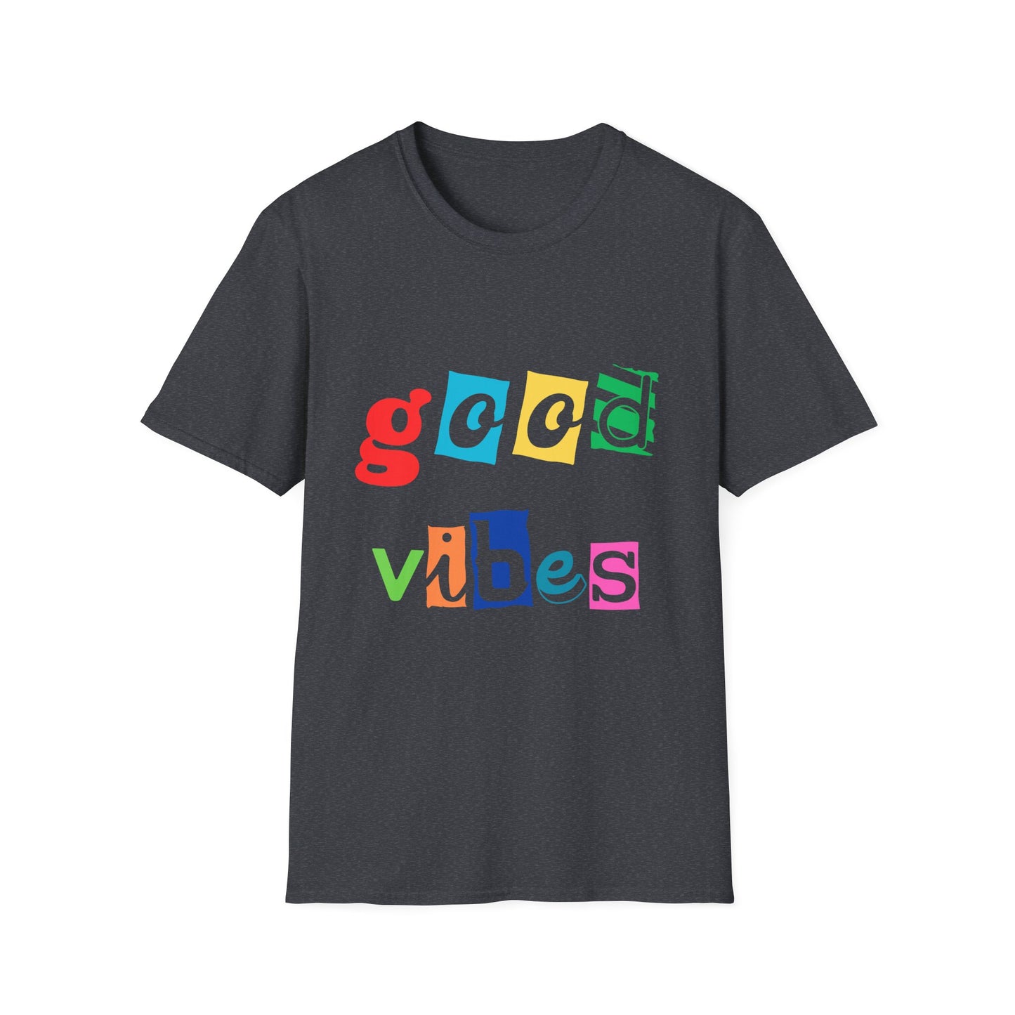 Good Vibes Unisex T-Shirt - Positive Energy Graphic Tee, Inspirational Shirt, Happy vibes Clothing, Mindful Tshirt, Feel Good Apparel
