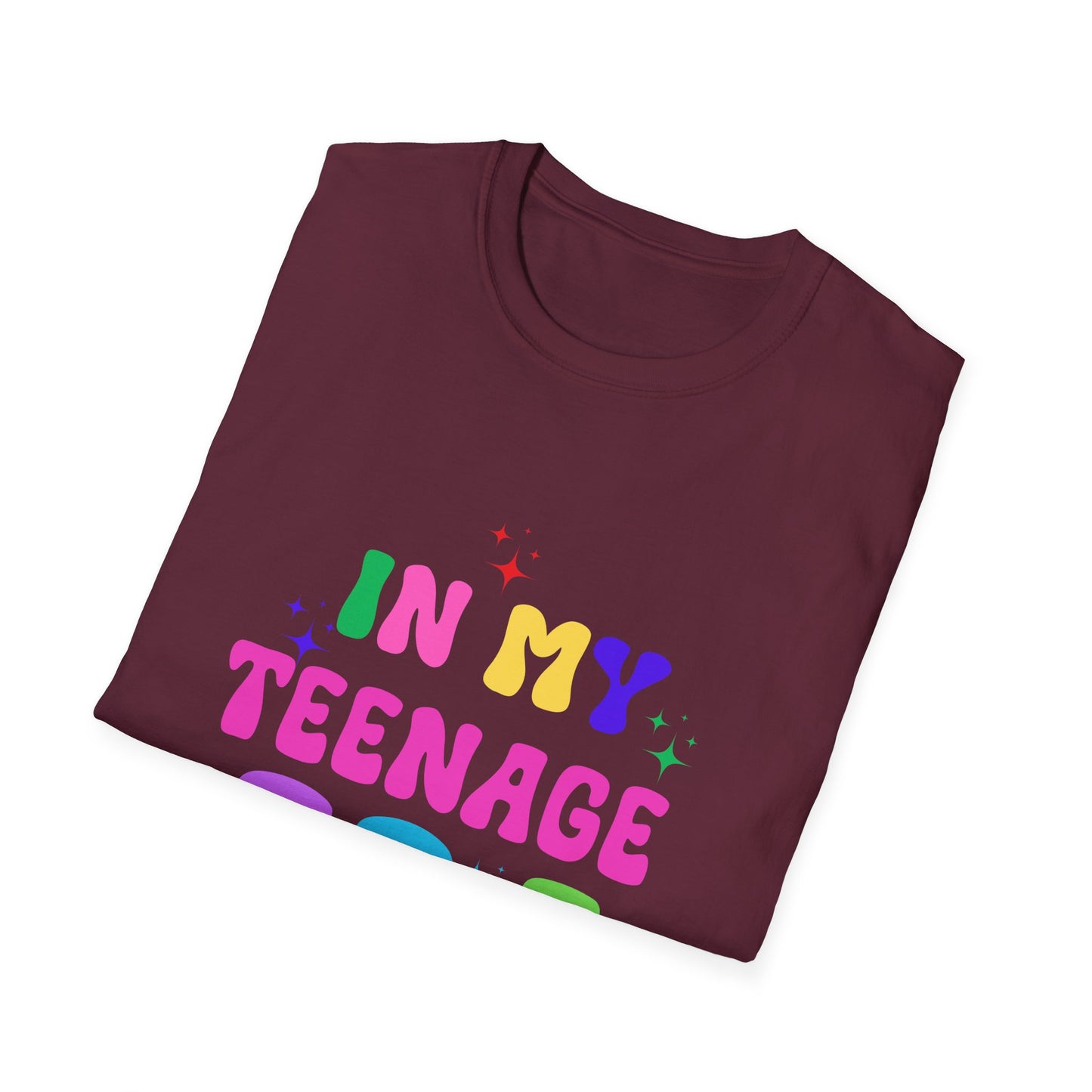 Vintage Vibes In My Teenage Era Unisex T-Shirt, Retro Graphic Tee, 90s Nostalgia Shirt, Hipster Fashion Top, Gift for Gen Z