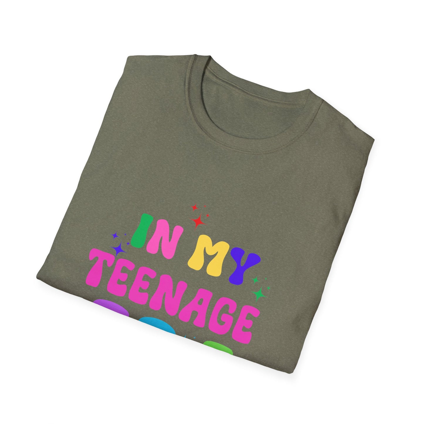 Vintage Vibes In My Teenage Era Unisex T-Shirt, Retro Graphic Tee, 90s Nostalgia Shirt, Hipster Fashion Top, Gift for Gen Z