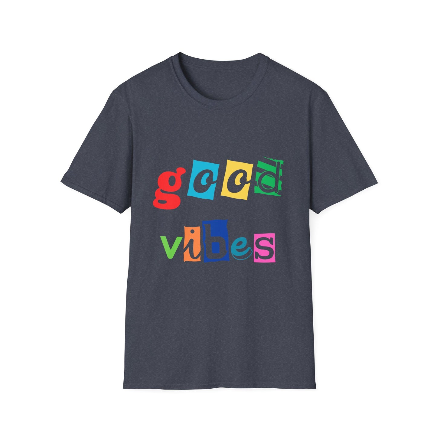 Good Vibes Unisex T-Shirt - Positive Energy Graphic Tee, Inspirational Shirt, Happy vibes Clothing, Mindful Tshirt, Feel Good Apparel