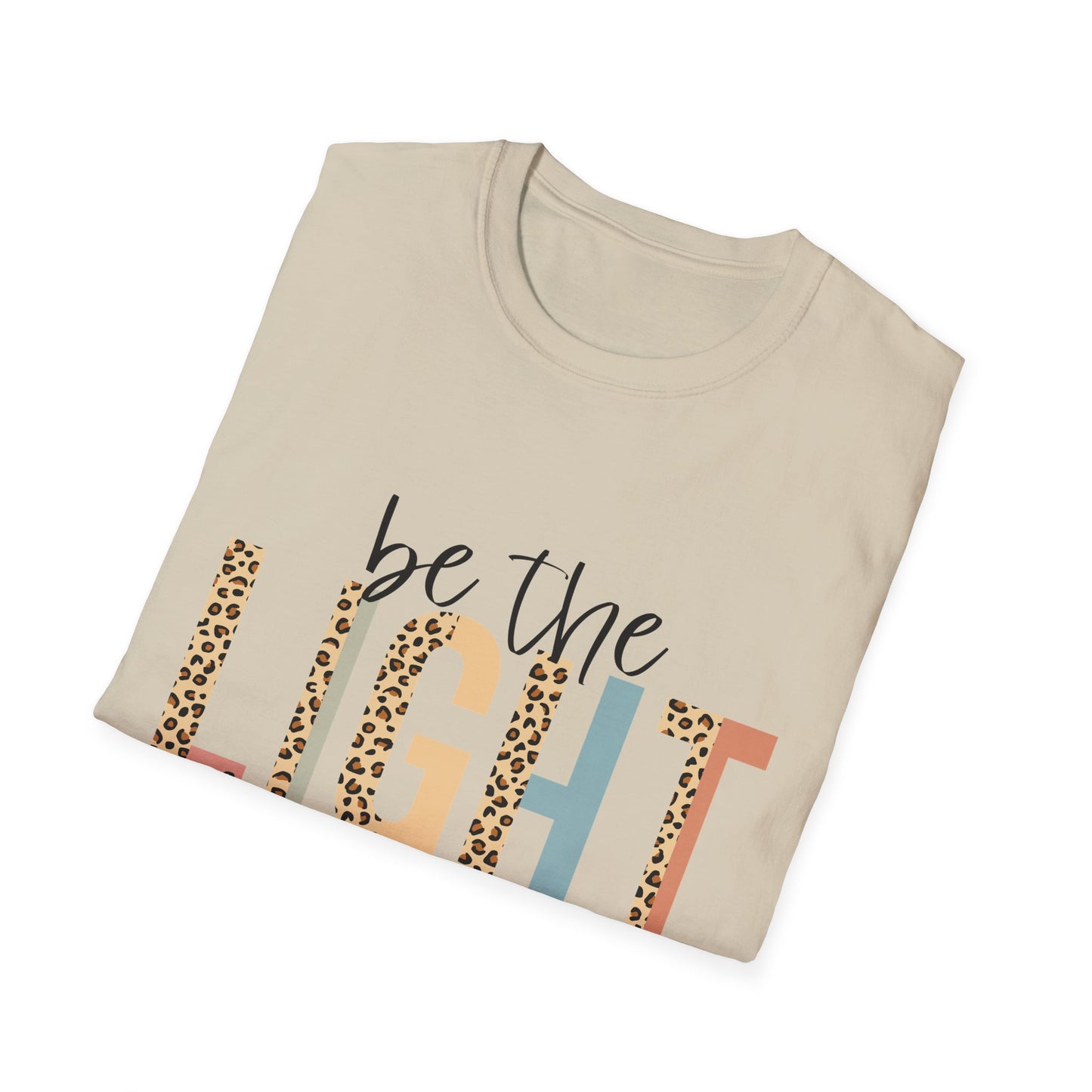 Religious Scripture Unisex T-Shirt, Inspirational Christian Tee, Be the Light Bible Verse Shirt, Matthew 5:14 Clothing, Spiritual Gift Top