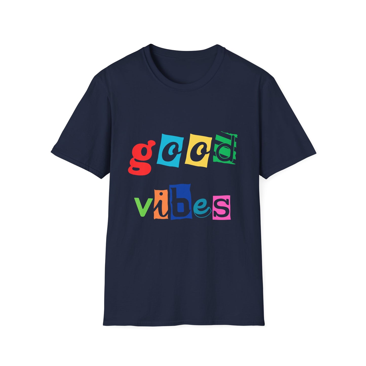 Good Vibes Unisex T-Shirt - Positive Energy Graphic Tee, Inspirational Shirt, Happy vibes Clothing, Mindful Tshirt, Feel Good Apparel