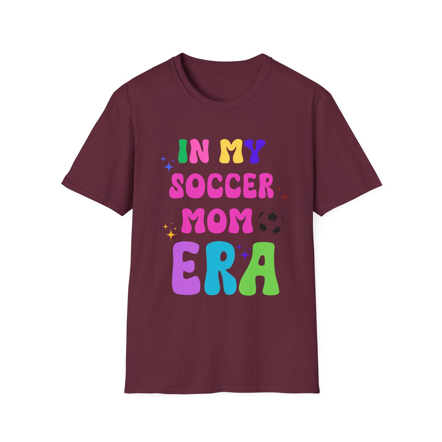 Soccer Mom Era Unisex T-Shirt, Sports Mom Tee, Soccer Mom Gift, Mom Life Shirt, Parenting Tee