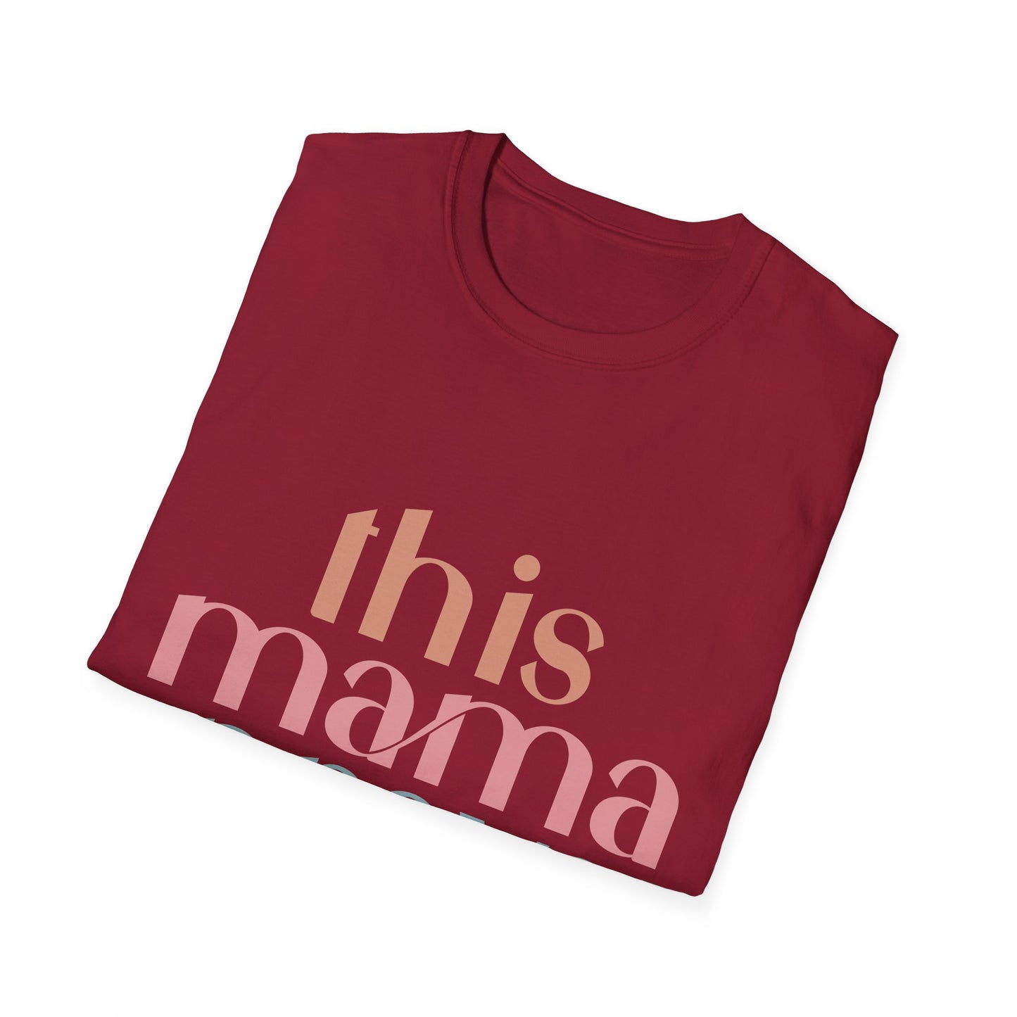 Praying Mama Unisex Softstyle T-Shirt, Mother's Day Gift, Christian Tee, Religious Shirt, Mom Prayer Apparel