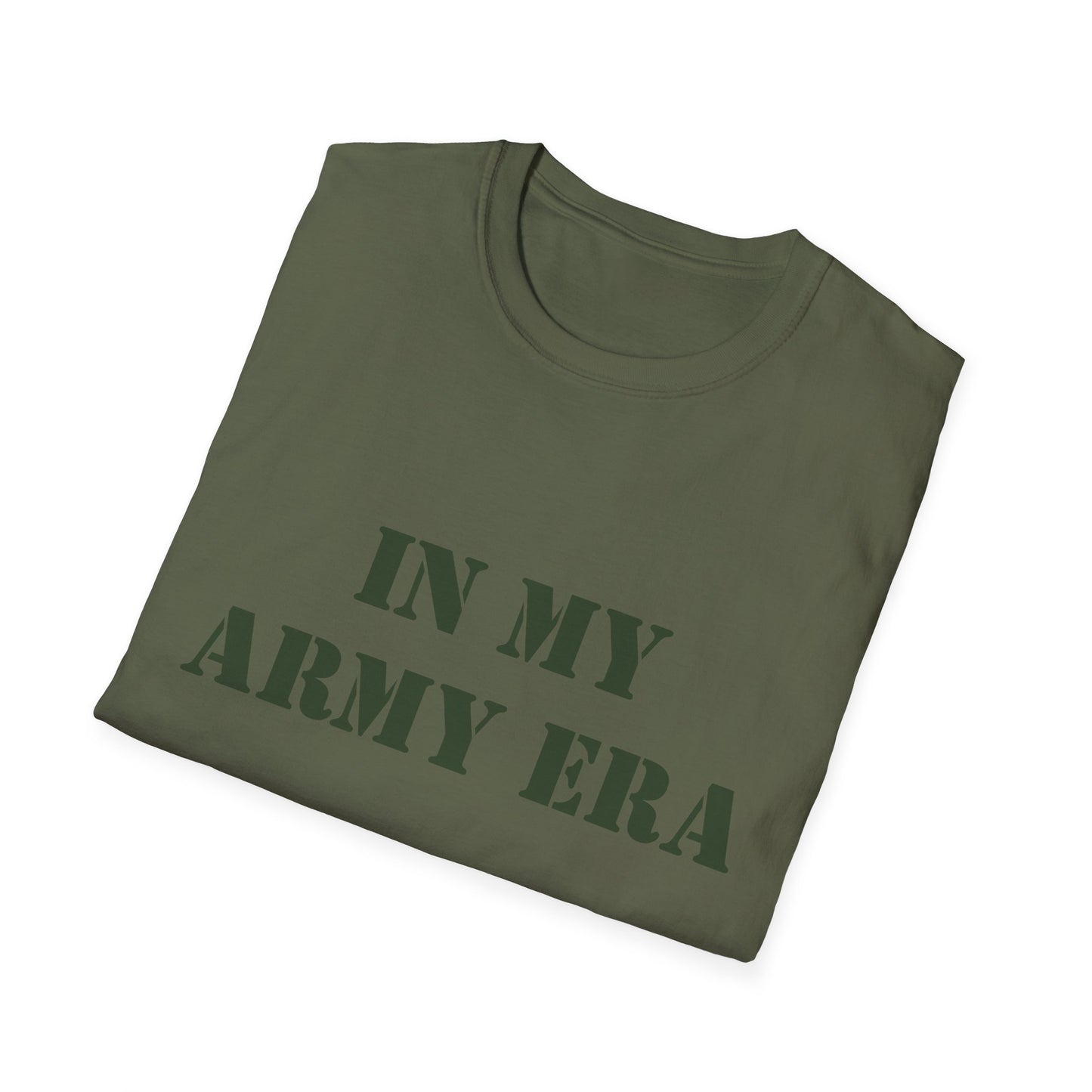 Vintage Military Unisex T-Shirt, Army Era Tee, Military Style Shirt, Camouflage Graphic Tee, Army Green Shirt