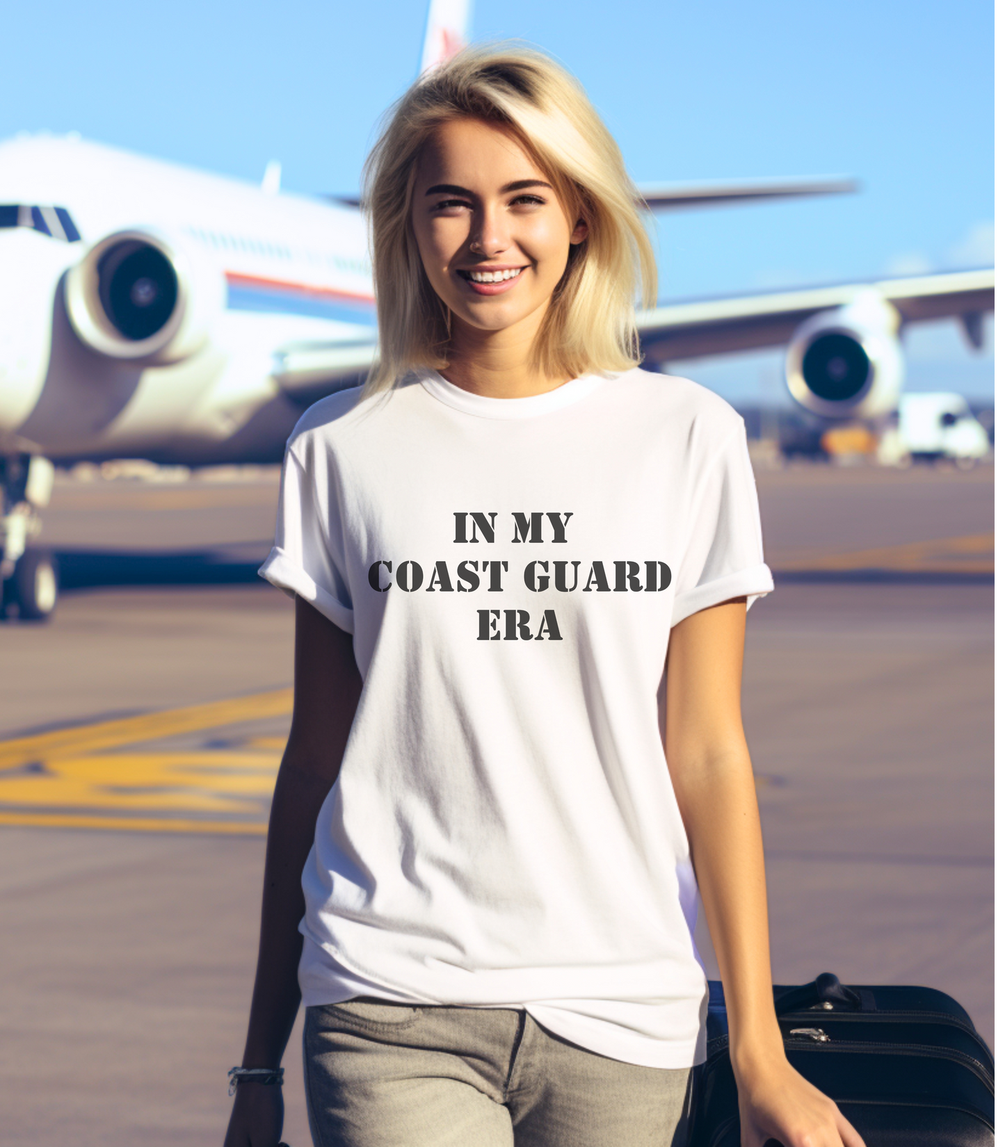 Coast Guard Era Unisex Softstyle T-Shirt, Nautical Tee, Ocean Lover Gift, Graphic Tee, Naval Theme Top