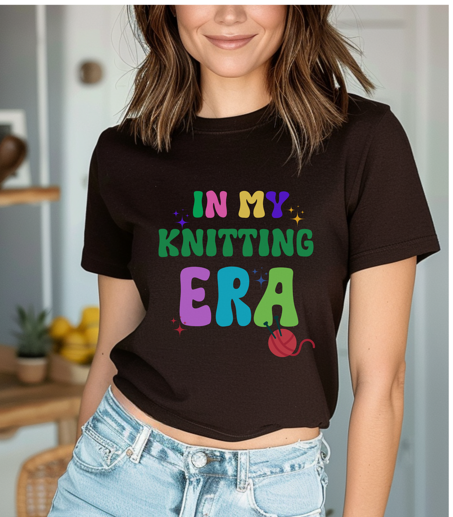 Knitting Era Unisex Softstyle T-Shirt, Knit Lover Gift Tee, Comfy Knitting Shirt, Knitter's Wardrobe Essential, Knitting Hobby Apparel