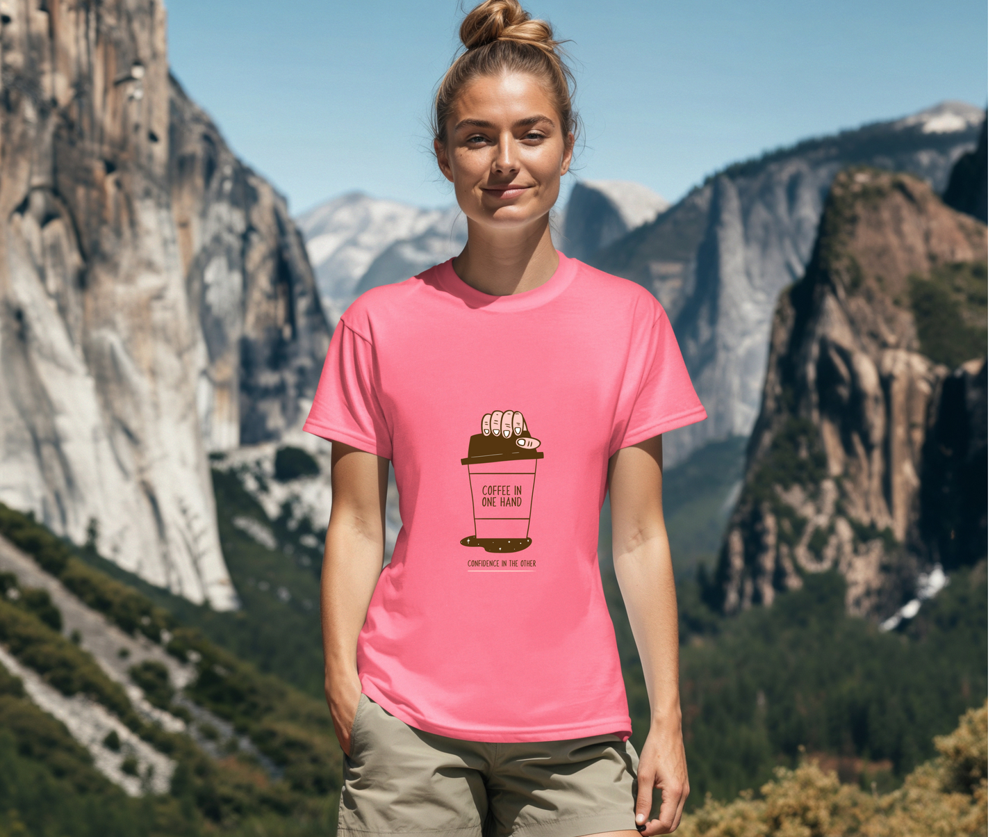 Coffee Confidence Unisex T-Shirt, Funny Graphic Tee, Coffee Lover Gift, Inspirational Quote Shirt, Caffeine Addict Top