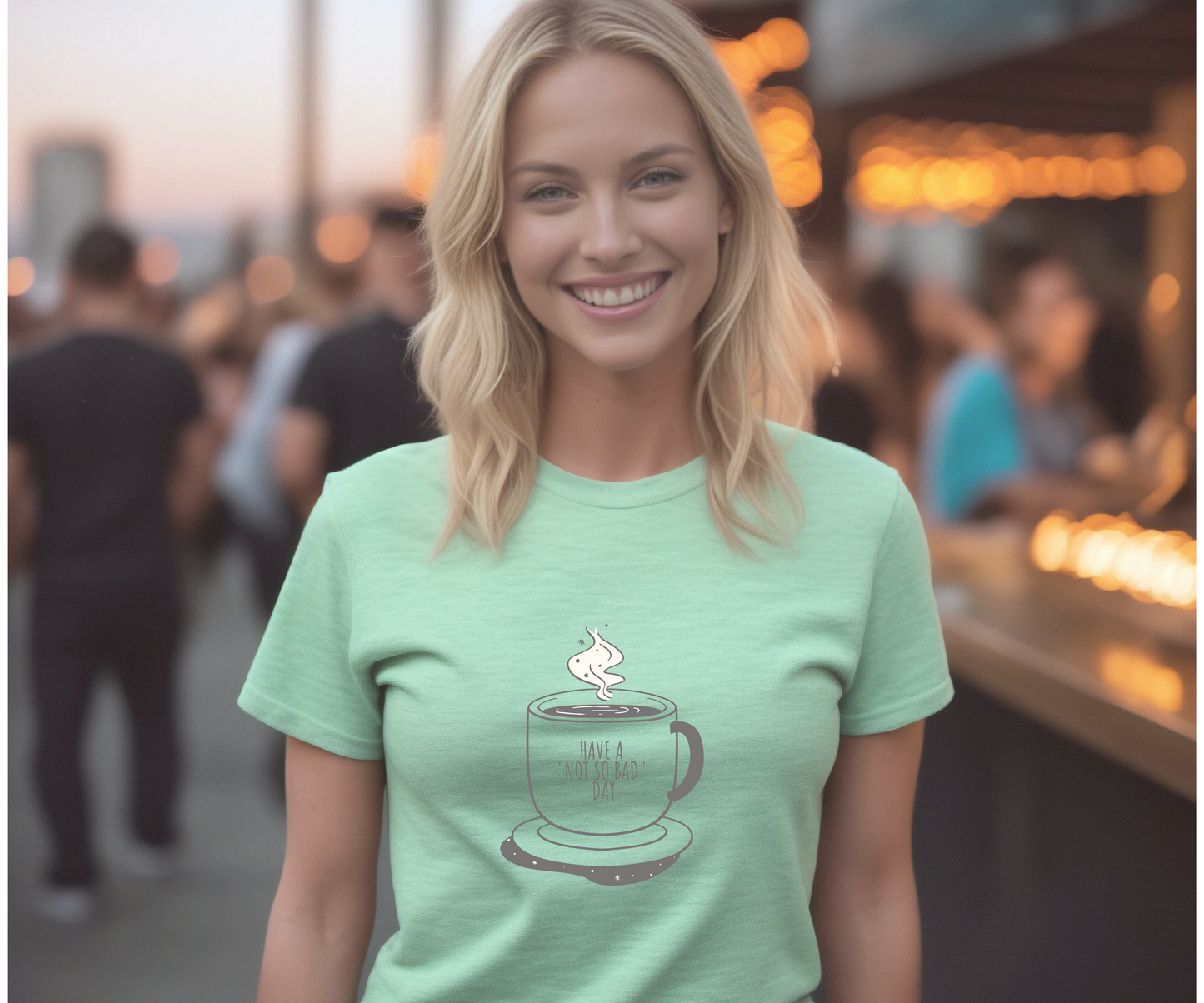 Have a Not So Bad Day, Unisex Softstyle T-Shirt, Coffee Lover Tee, Funny Coffee Shirt, Gift for Coffee Drinkers, Coffee Obsessed Apparel