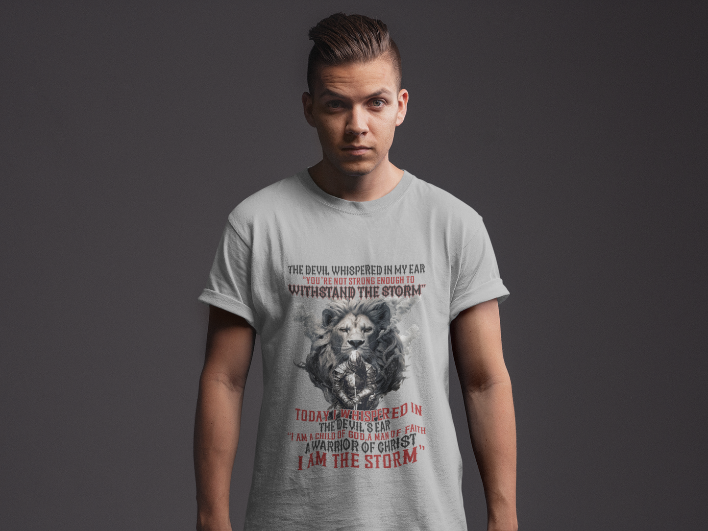 Christian Faith T-shirt, Religious Tee, Spiritual Top, Unisex Shirt, Christian Gift for Men