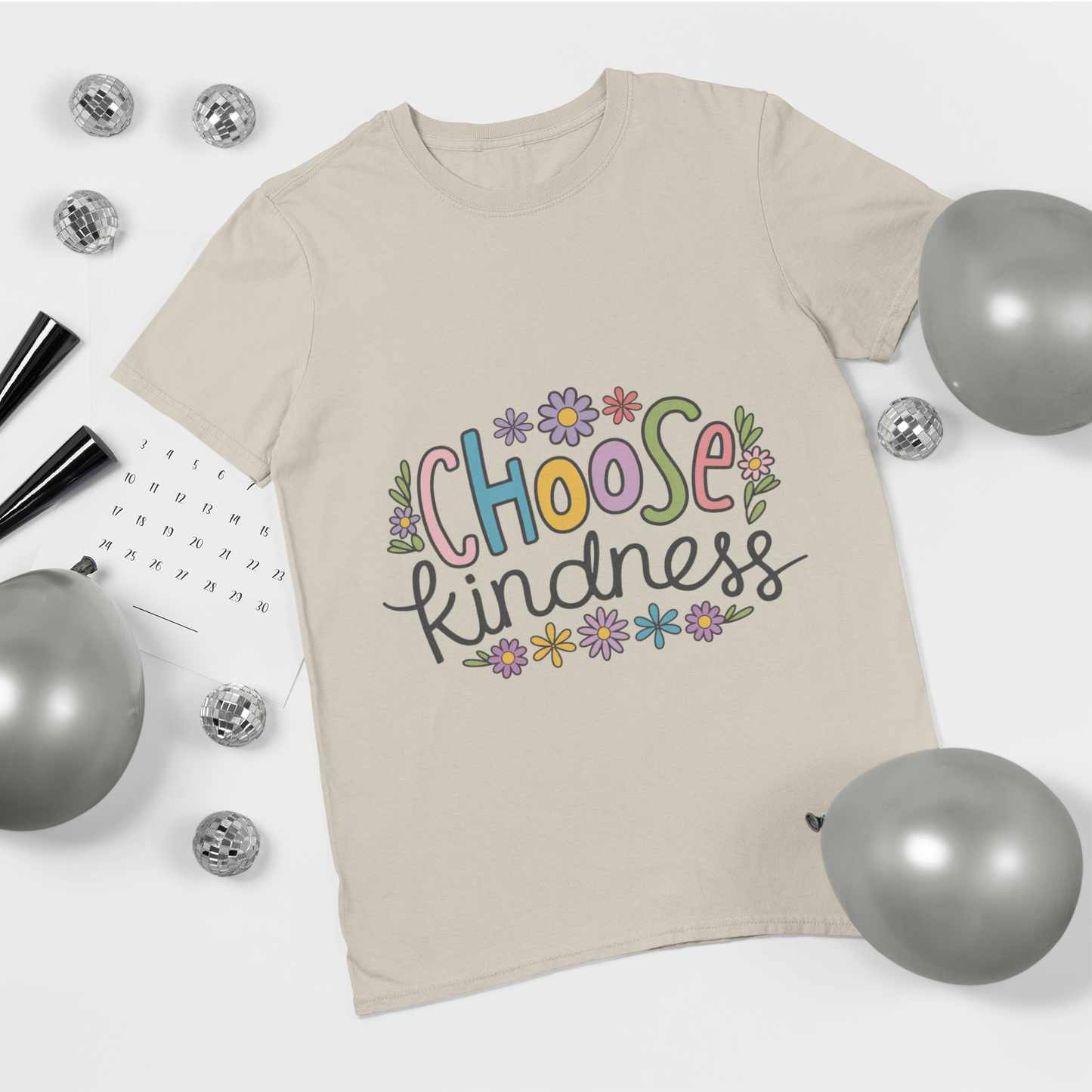 Choose Kindness Unisex Softstyle T-Shirt, Inspirational Tee, Positive Quote Shirt, Gift for Him or Her, Birthday Present