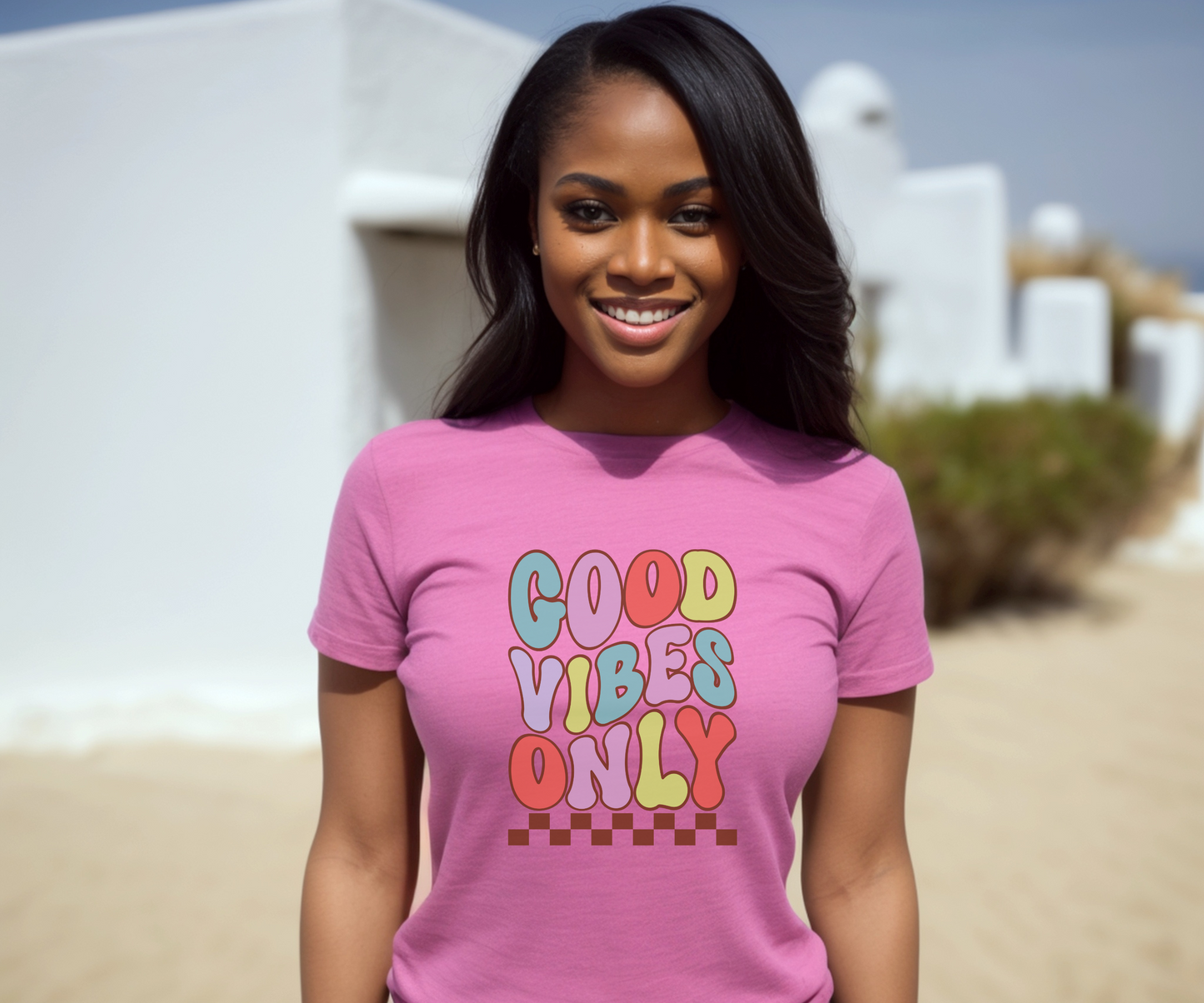 Good Vibes Only Unisex Softstyle T-Shirt, Positive Energy Tee, Inspirational Shirt, Motivational Top, Happiness Clothing