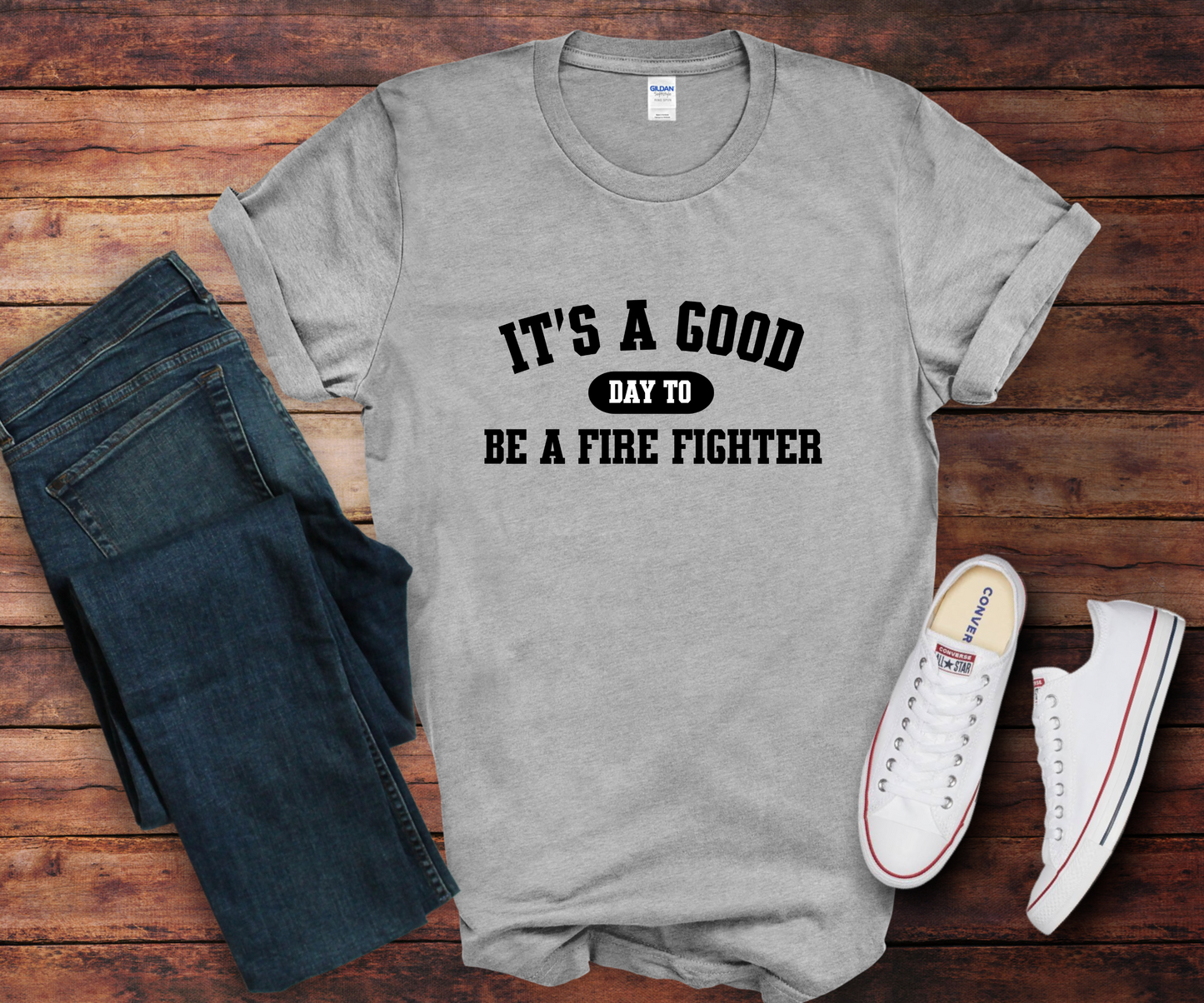 Fire Fighter Appreciation Tee, Fireman Gift Shirt, First Responder Top, Fire Department Uniform, Fire Chief Apparel