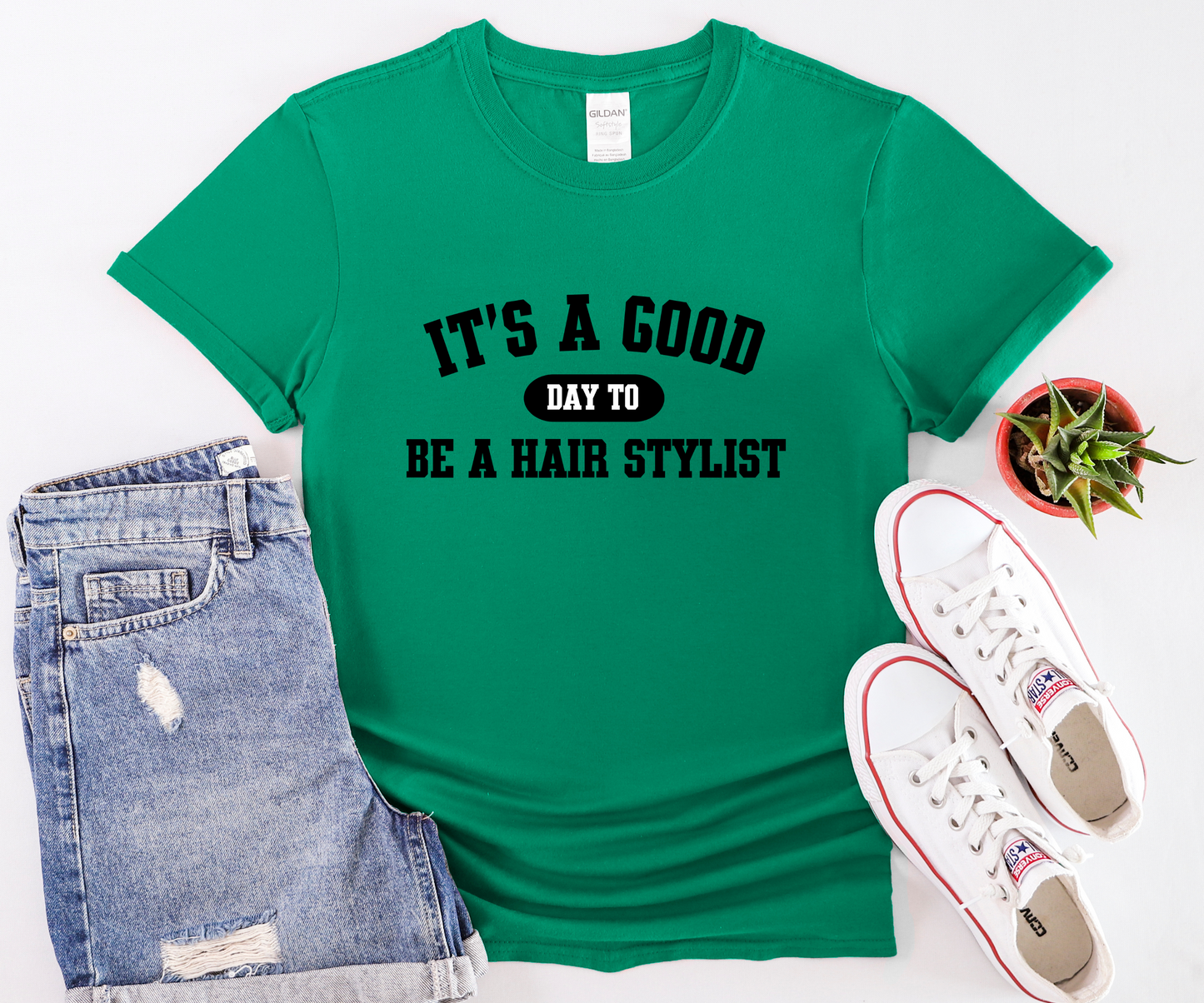 Hair Stylist Vibes Tee, Salon Worker Shirt, Stylist Life Clothing, Barber Gift Top, Hairstylist Appreciation Apparel, Hairdresser Present