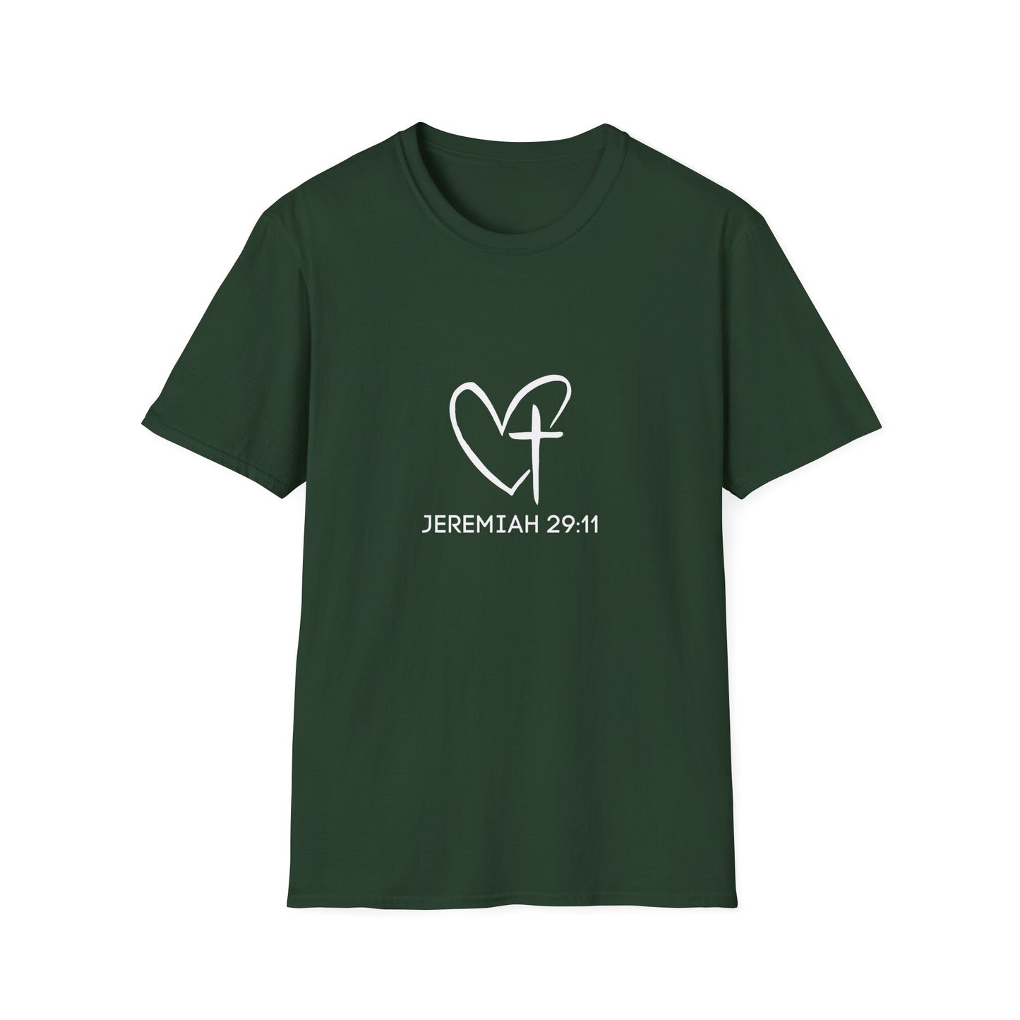 Jeremiah 29:11 Christian T-Shirt, Inspirational Bible Verse Tee Shirt, Religious Scripture Clothing, Comfortable Soft Cotton Men's/Women's