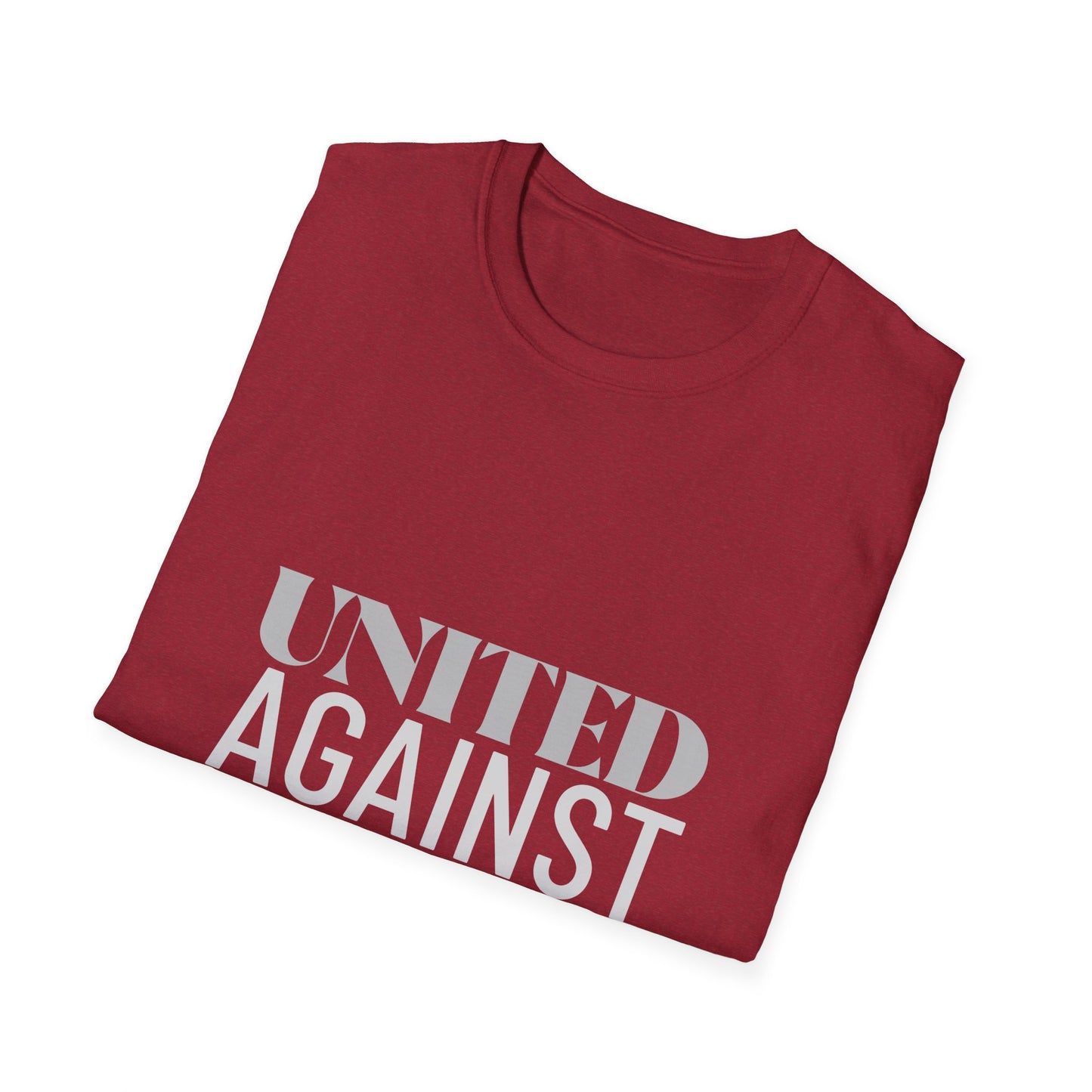 United Against Racism, Unisex Softstyle T-Shirt, African American Heritage Tee, Civil Rights Movement Shirt, Black Lives Matter Apparel,