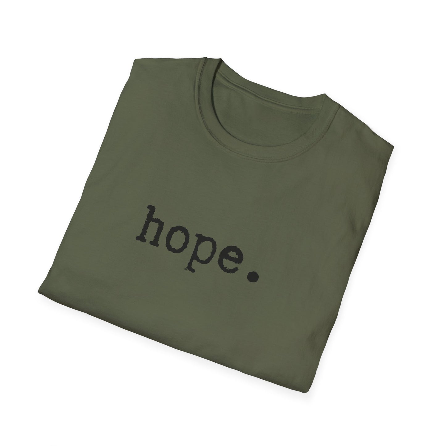 Hope Unisex Softstyle T-Shirt, Minimalist tee, minimalist fashion, Simple message t-shirt, gift for him, gift for her, message tee