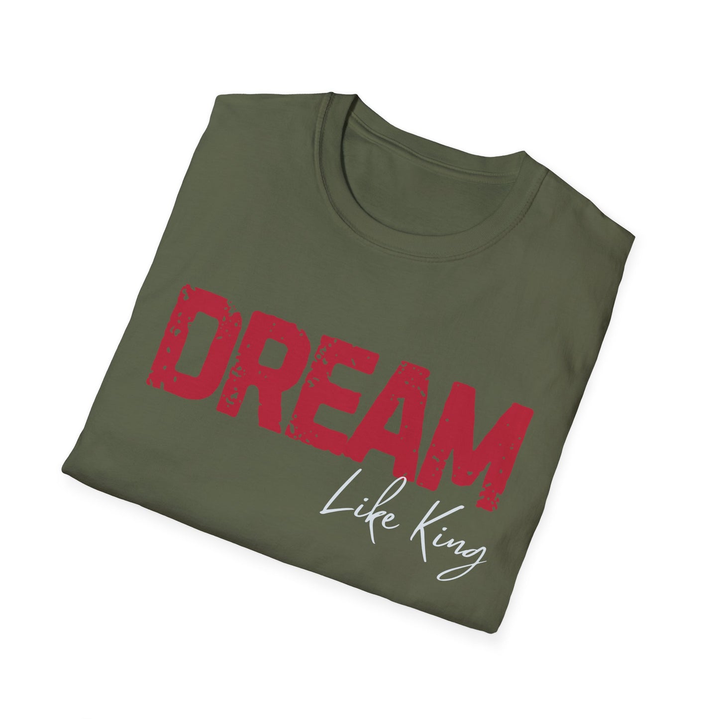 Dream Like King T-Shirt, Social Justice Merch, MLK Quote Shirt, Black History Tee, Unisex Ethical Clothing