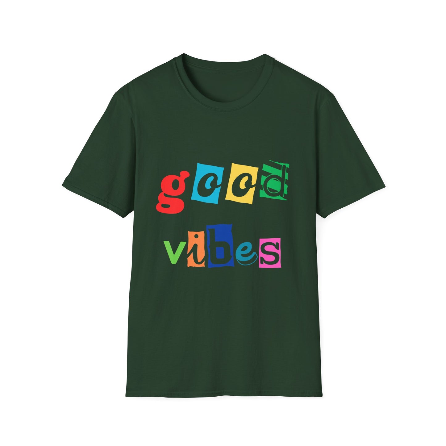 Good Vibes Unisex T-Shirt - Positive Energy Graphic Tee, Inspirational Shirt, Happy vibes Clothing, Mindful Tshirt, Feel Good Apparel