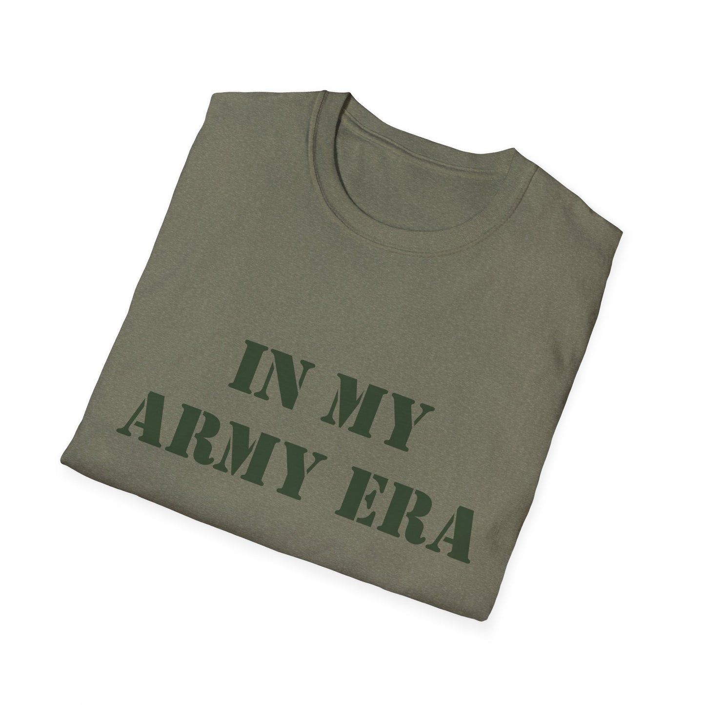 Vintage Military Unisex T-Shirt, Army Era Tee, Military Style Shirt, Camouflage Graphic Tee, Army Green Shirt