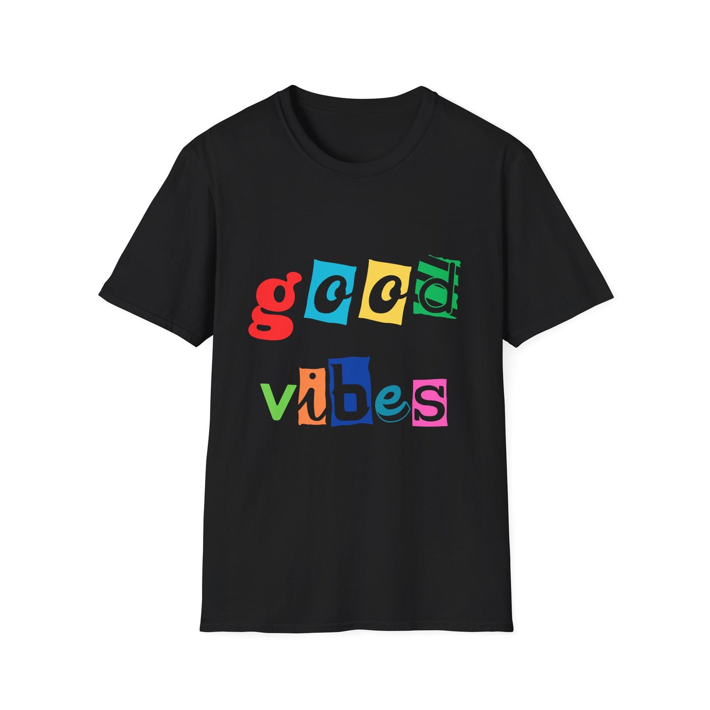Good Vibes Unisex T-Shirt - Positive Energy Graphic Tee, Inspirational Shirt, Happy vibes Clothing, Mindful Tshirt, Feel Good Apparel