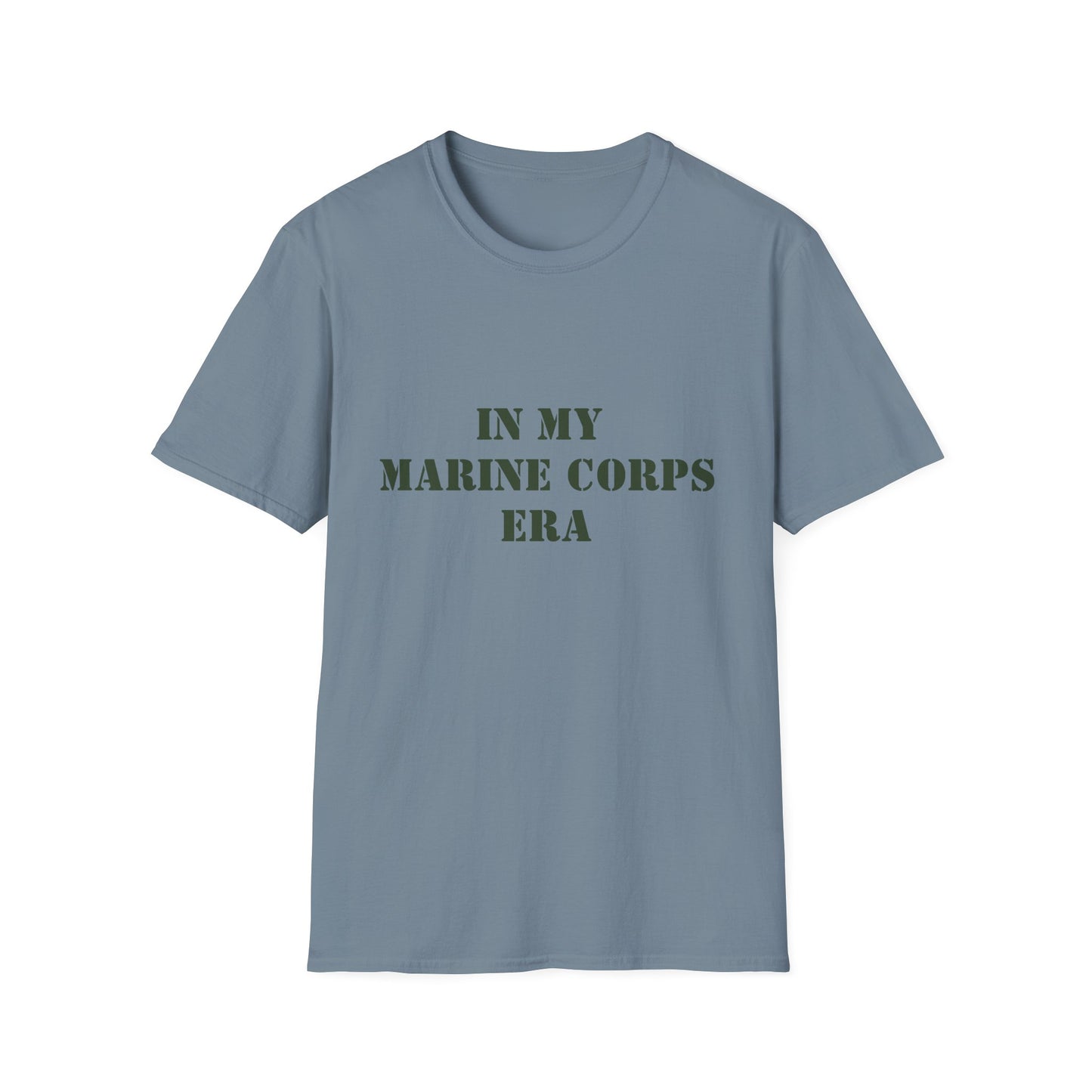 Marine Corps Era Unisex Softstyle T-Shirt, Military Veteran Tee, Army Soldier Shirt, Patriotic Apparel, Armed Forces Gift