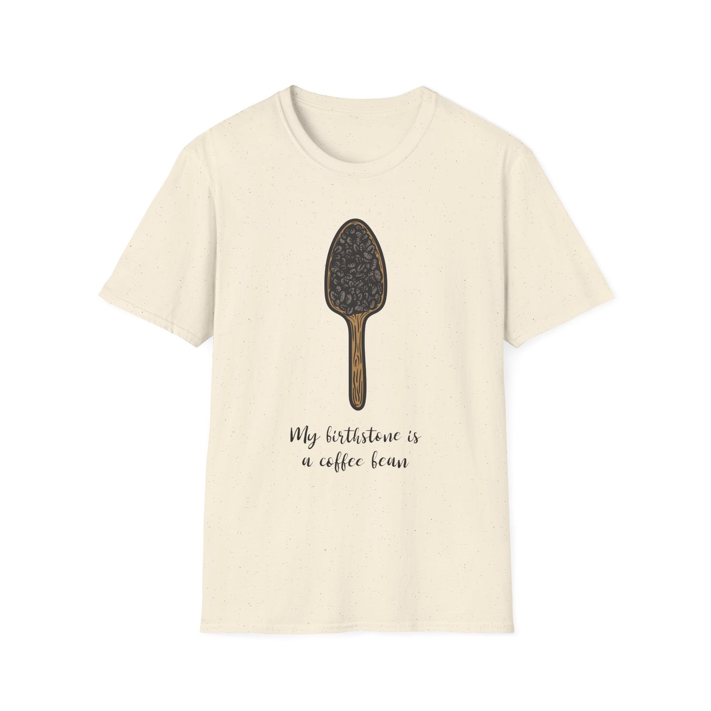 Coffee Bean Birthstone Unisex T-Shirt, Coffee Lover Tee, Funny Coffee Shirt, Gift for Coffee Drinkers, Coffee Obsessed Apparel