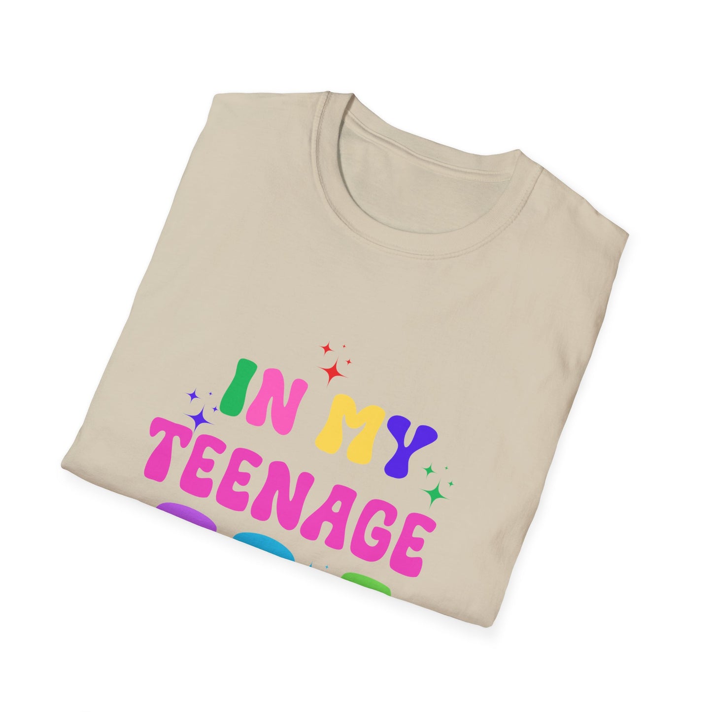 Vintage Vibes In My Teenage Era Unisex T-Shirt, Retro Graphic Tee, 90s Nostalgia Shirt, Hipster Fashion Top, Gift for Gen Z