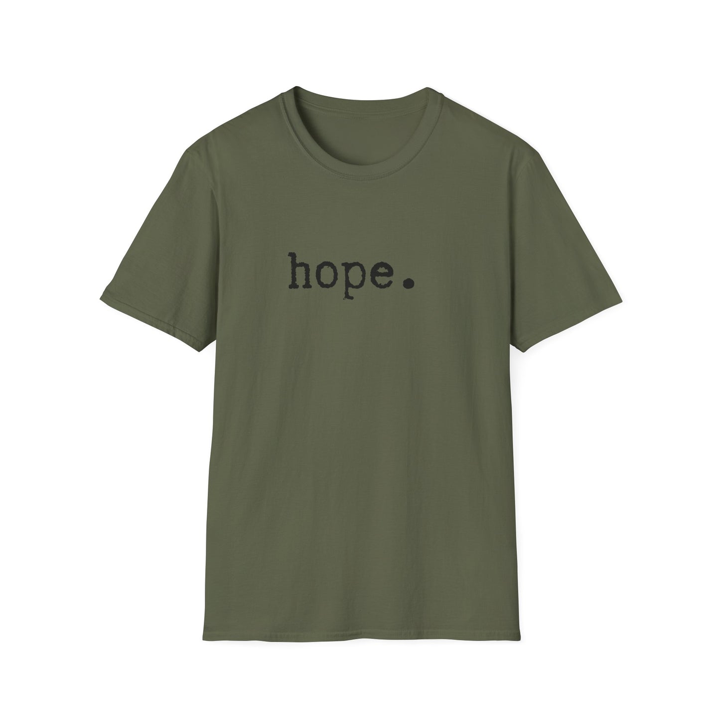 Hope Unisex Softstyle T-Shirt, Minimalist tee, minimalist fashion, Simple message t-shirt, gift for him, gift for her, message tee