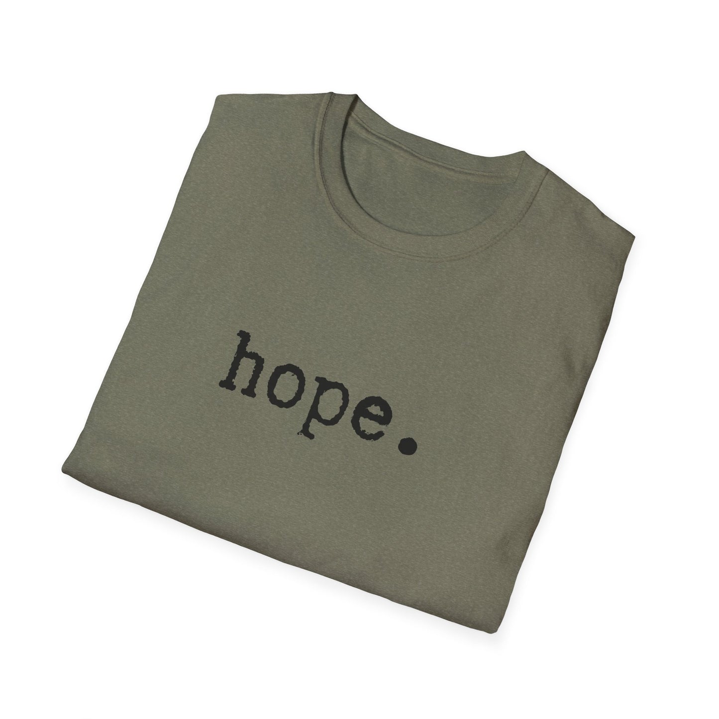 Hope Unisex Softstyle T-Shirt, Minimalist tee, minimalist fashion, Simple message t-shirt, gift for him, gift for her, message tee