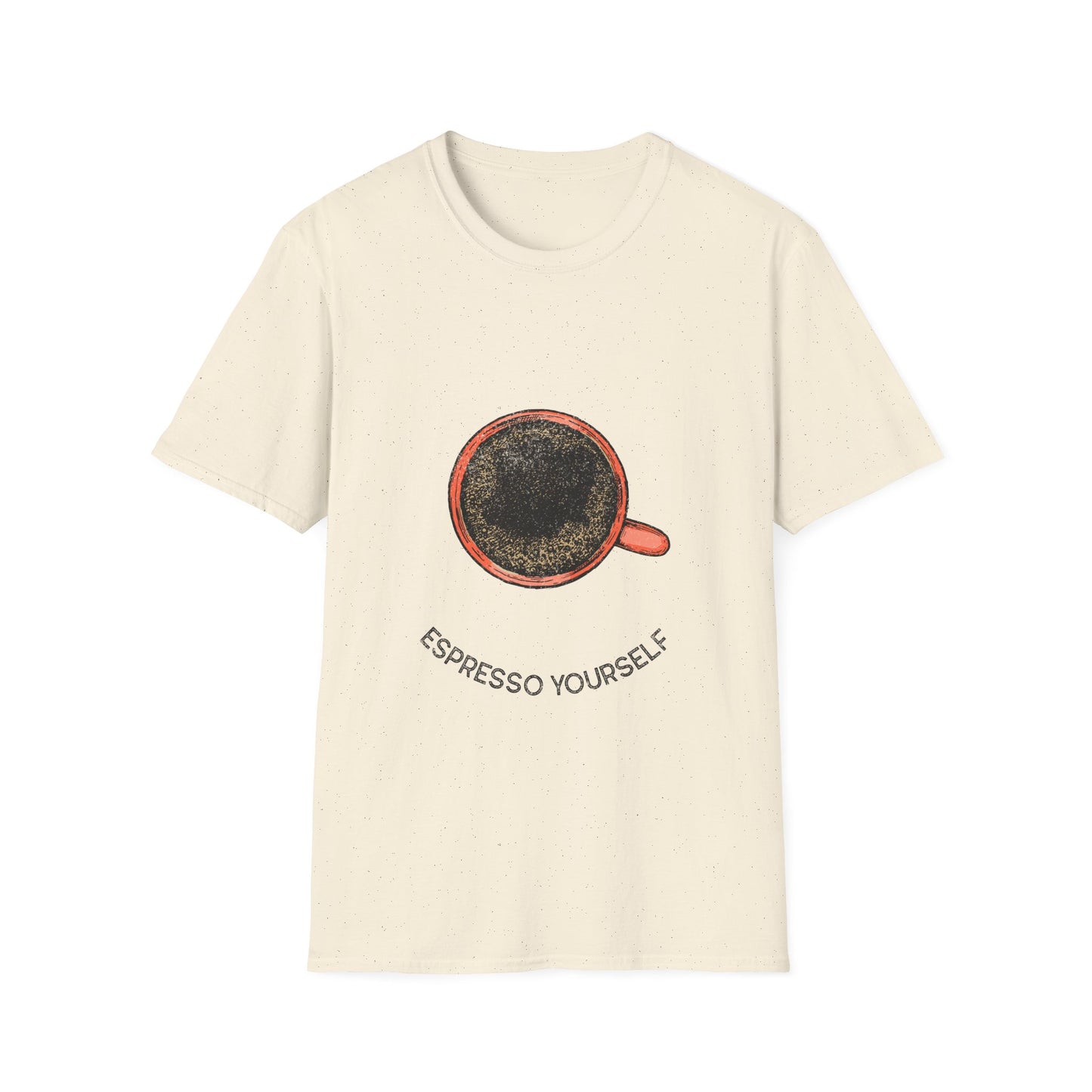 Espresso Yourself Unisex Softstyle T-Shirt, Coffee Lover Tee, Funny Coffee Shirt, Gift for Coffee Drinkers, Coffee Obsessed Apparel